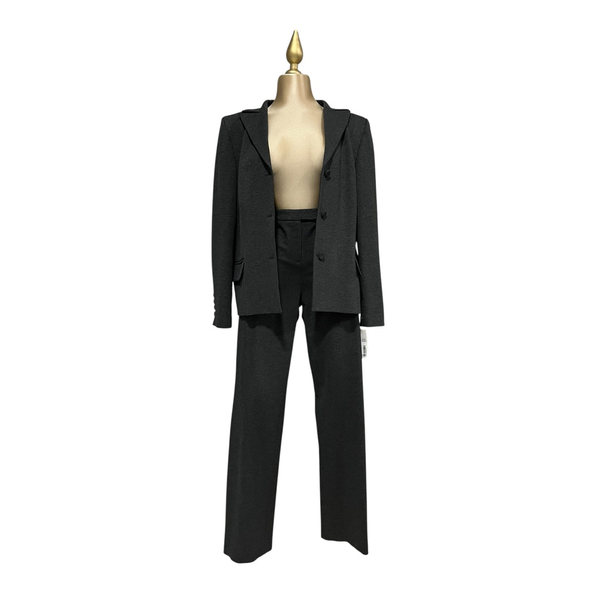 Conjunto Gris Oxford Saco Y Pantalón Básico MUSSI