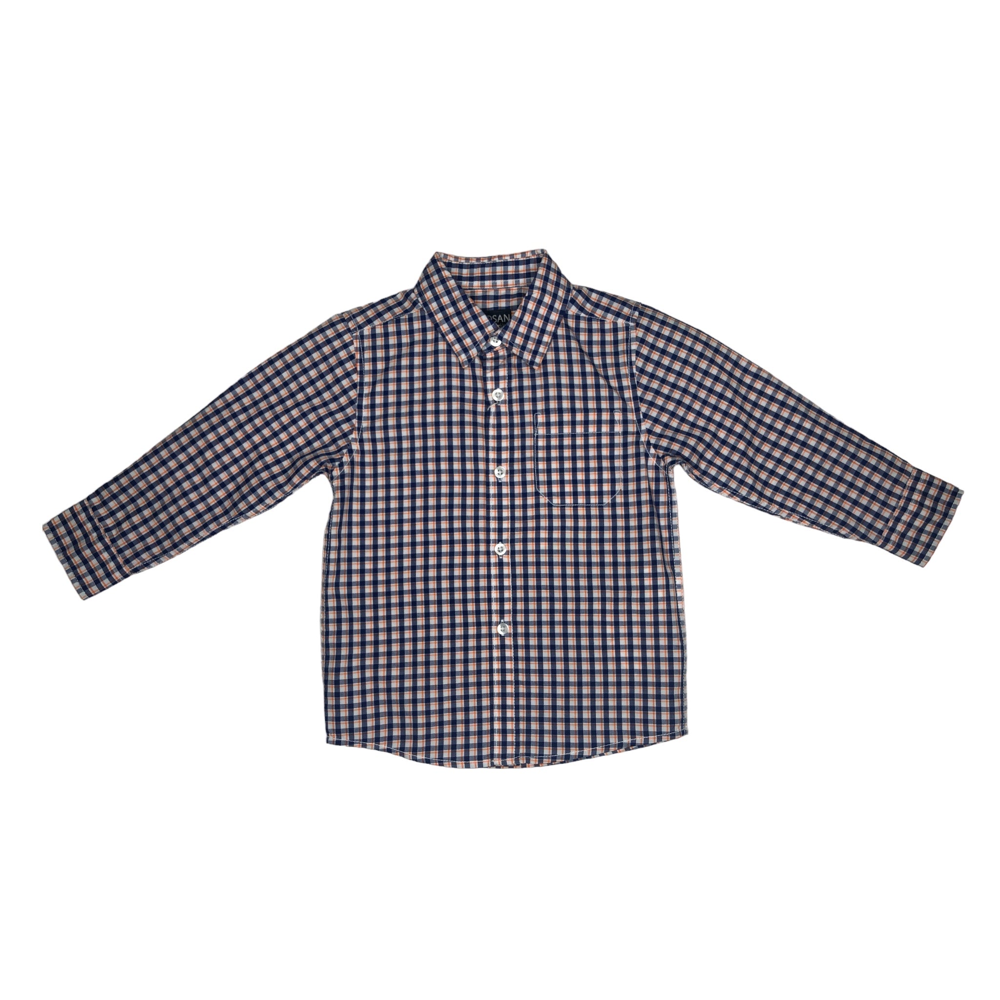 Camisa Cuadros Manga Larga Losan
