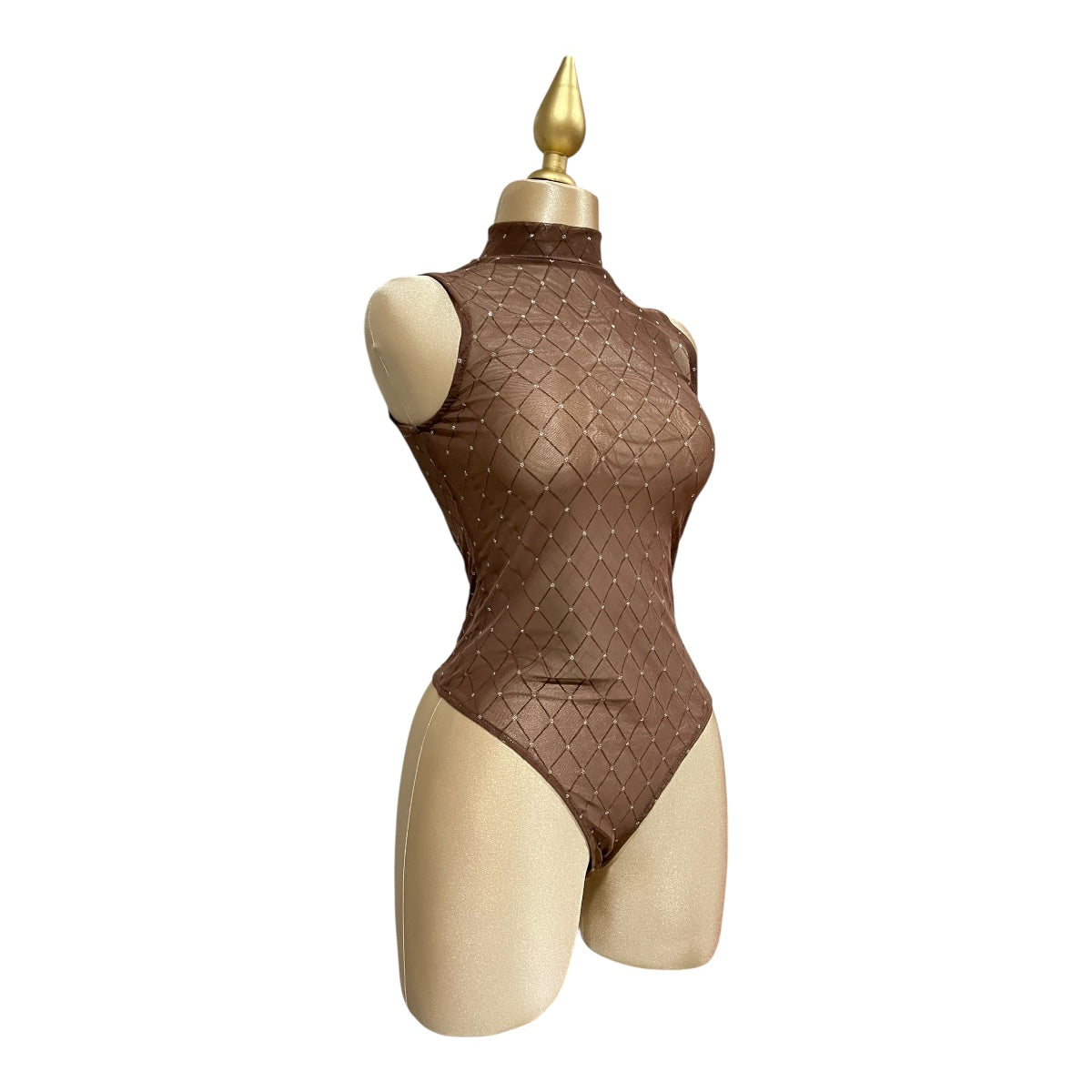 Body Rombo Café Para Dama OM