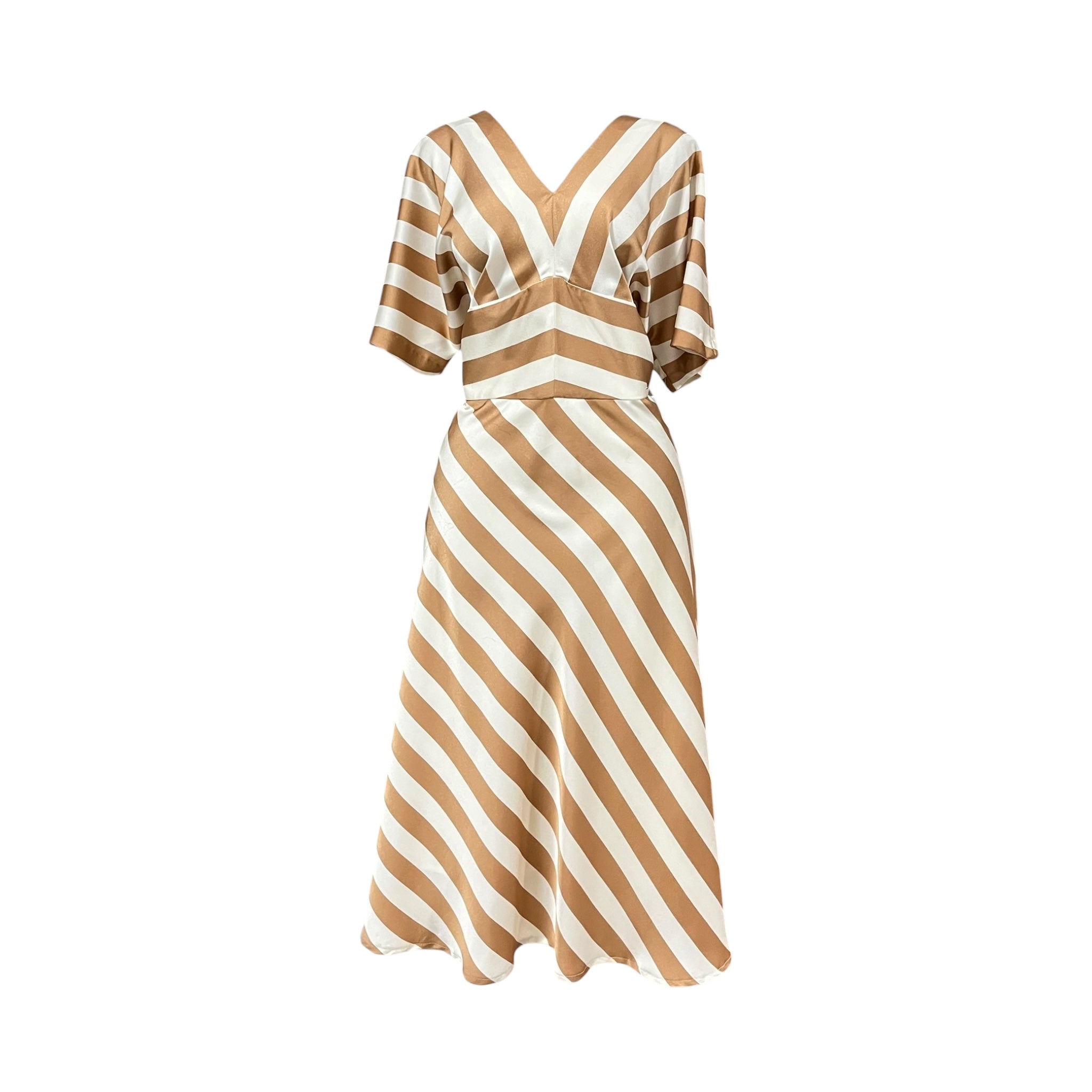 Vestido Tipo Kimono Beige/Hueso MUSSI