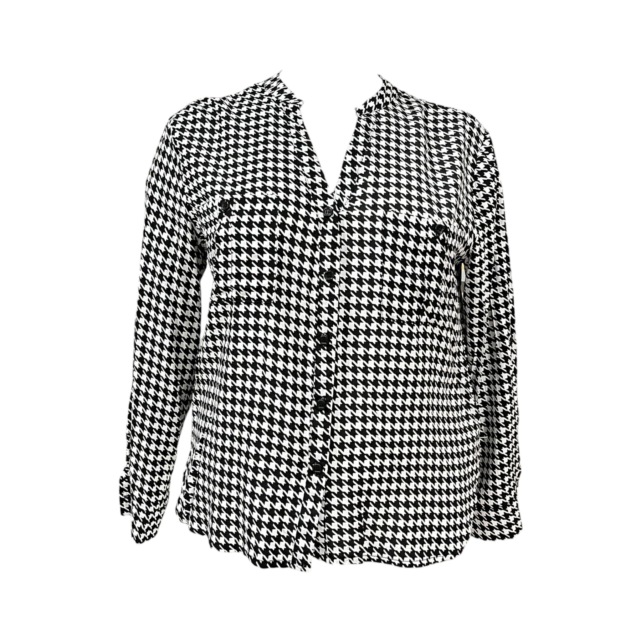 Blusa Estampado Pata De Gallo Curvy LC