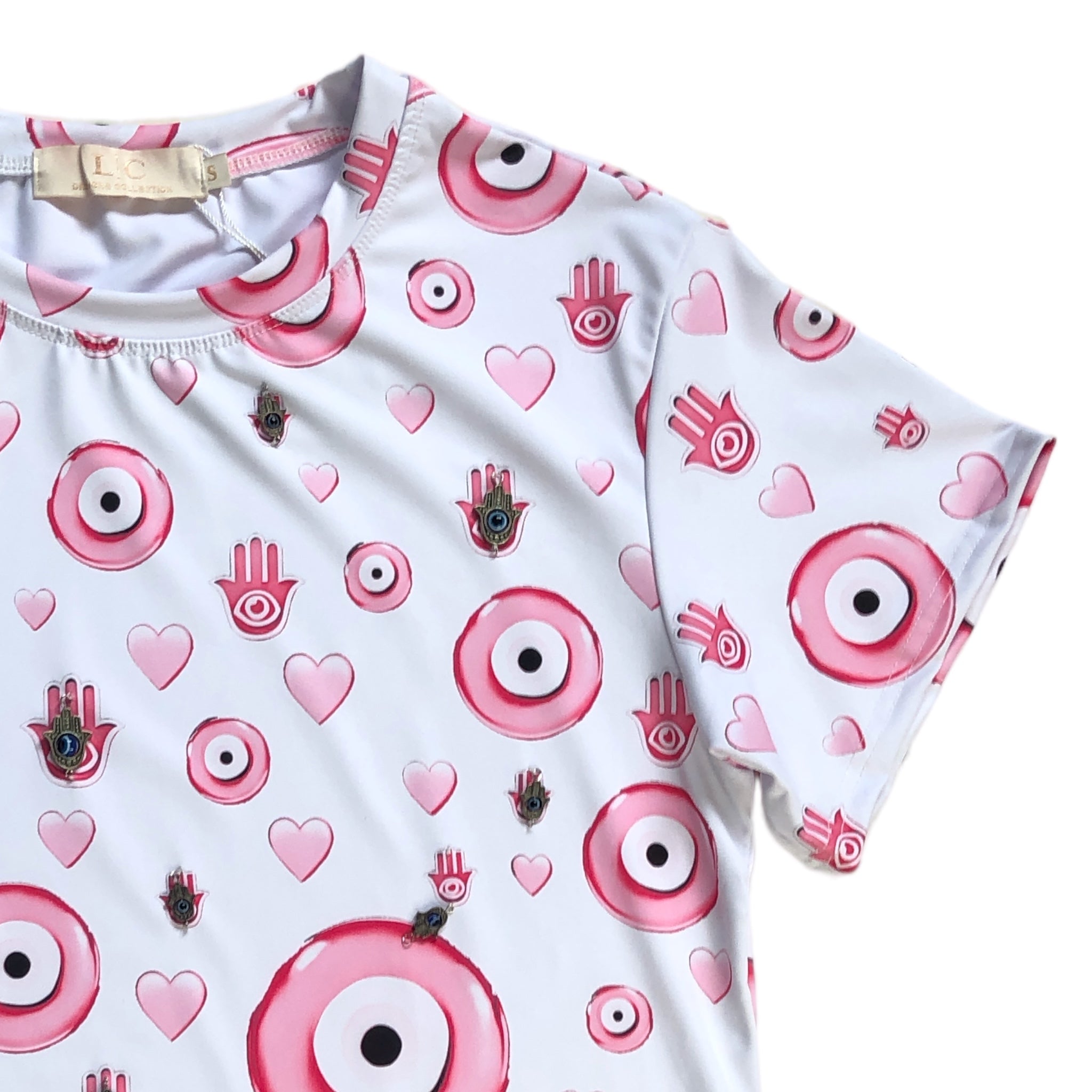 Playera White Ojo Turco LC
