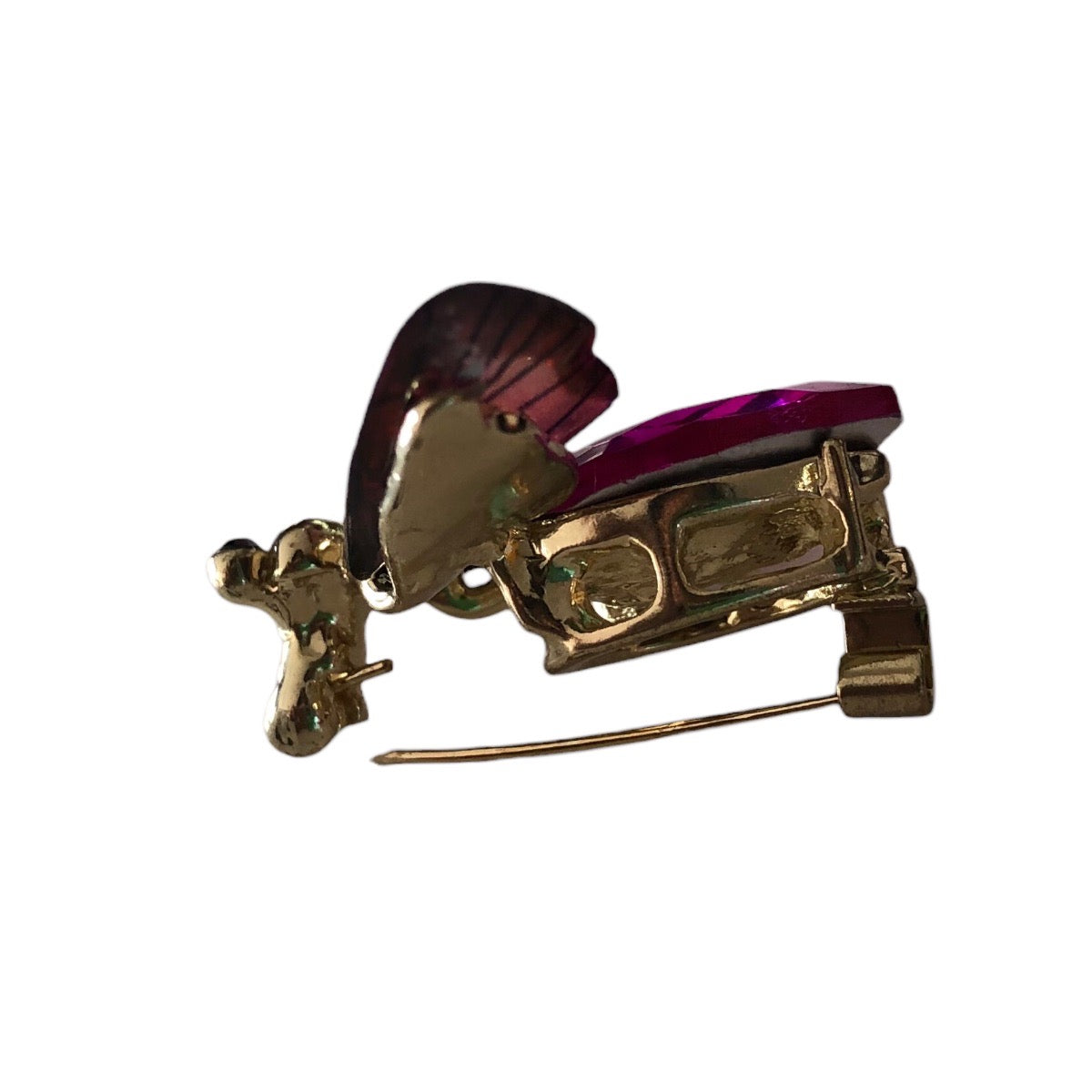 Broche Para Ropa De Mujer Avispa Fucsia