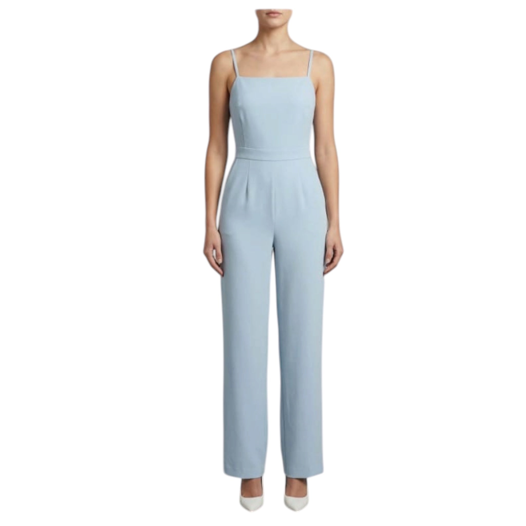 Jumpsuit Azul De Tirante Angosto Mussi