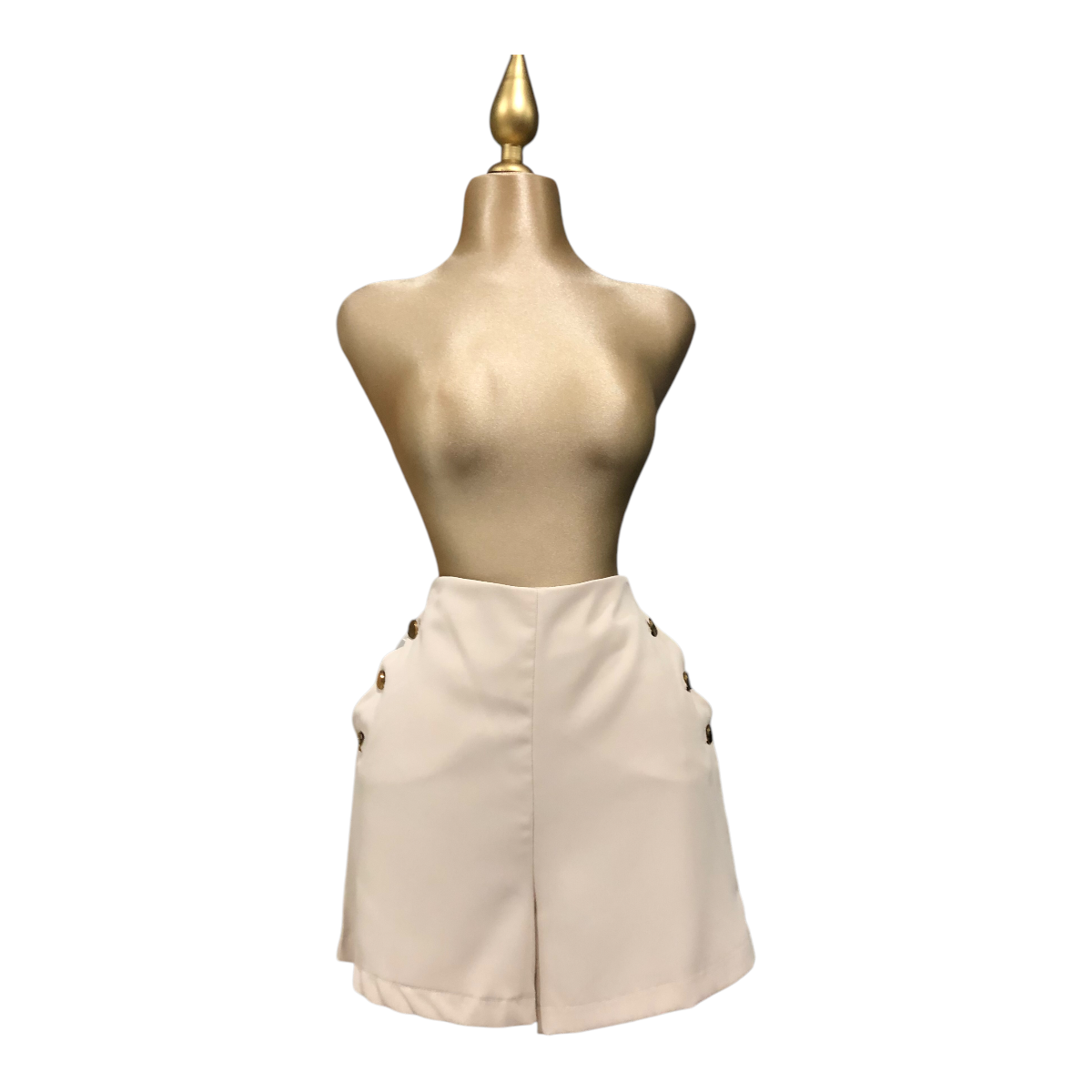 Short Para Dama Color Beige ERIVEL