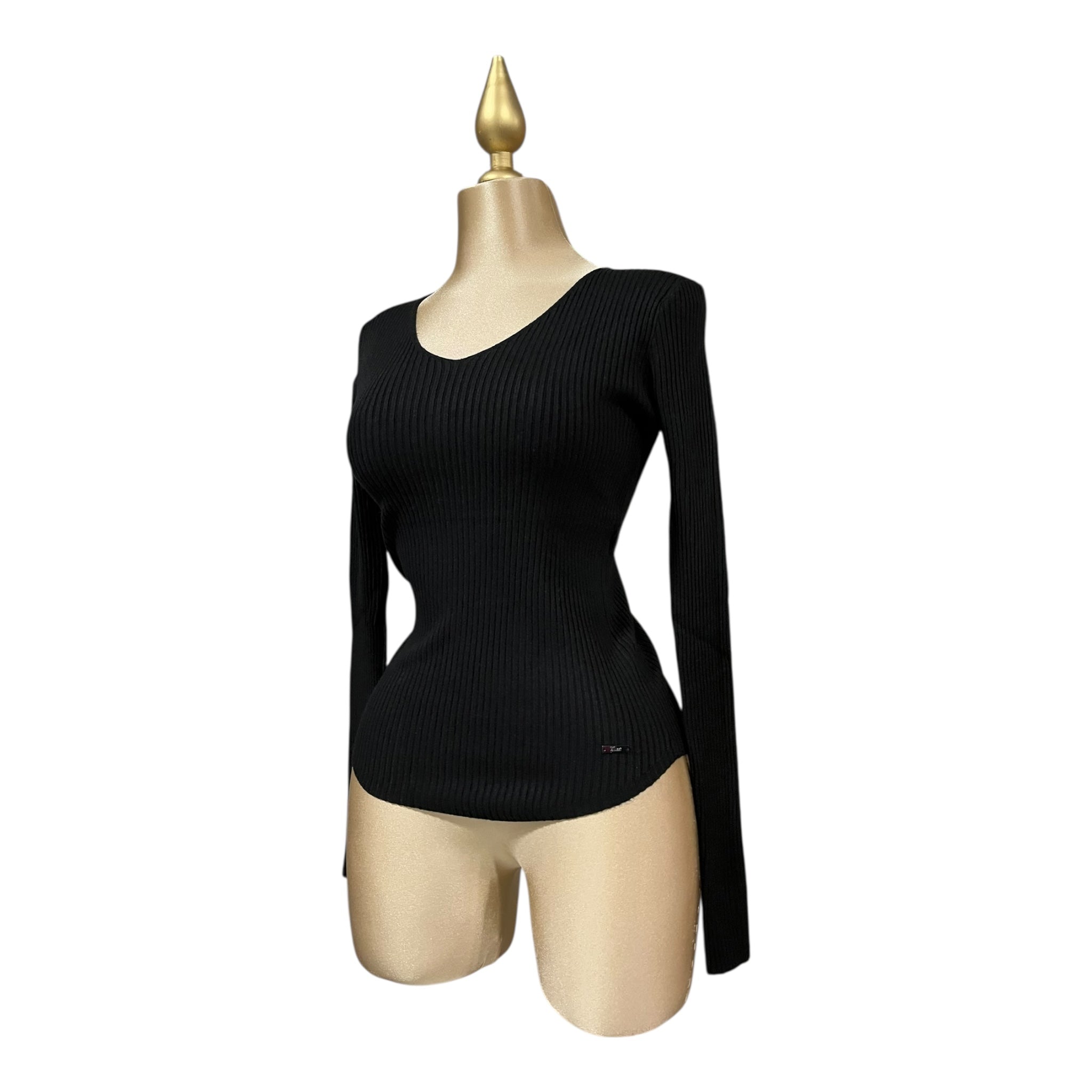 Dúo de Suéter Y Capa Negro Para Dama MUSSI