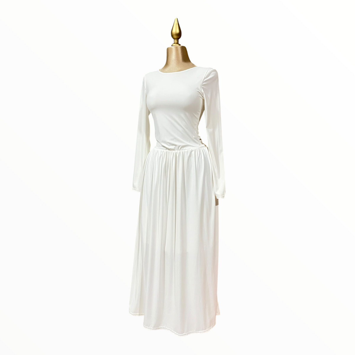Vestido Largo Blanco LC