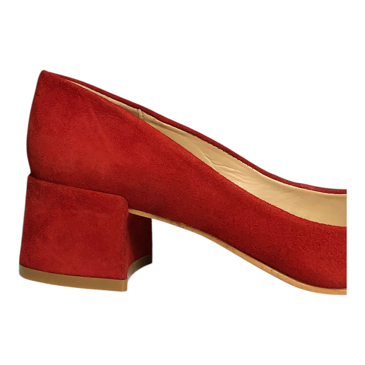 Zapatilla Ante Rojo Fresa Para Dama Perugia