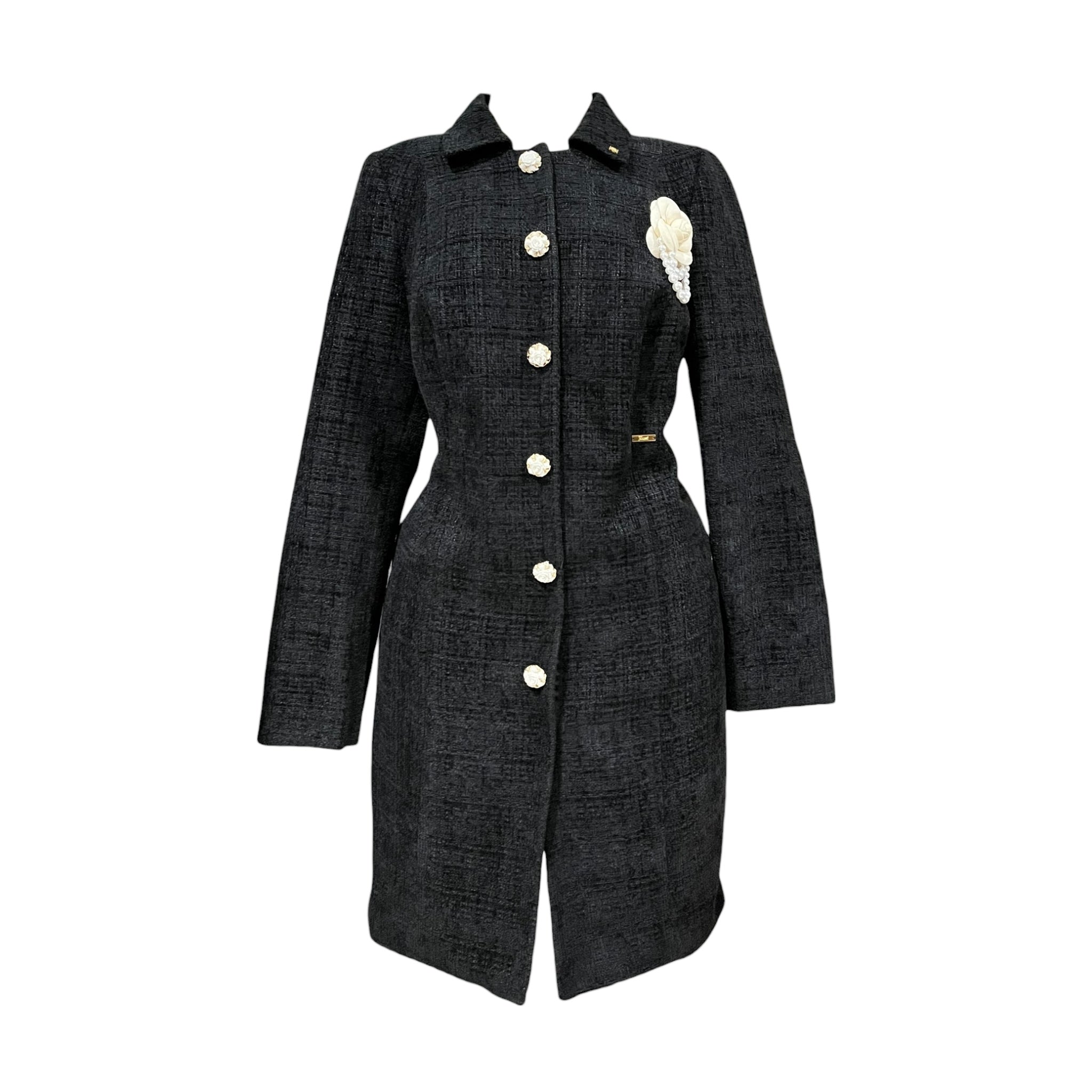 Abrigo Para Dama Color Negro MUSSI