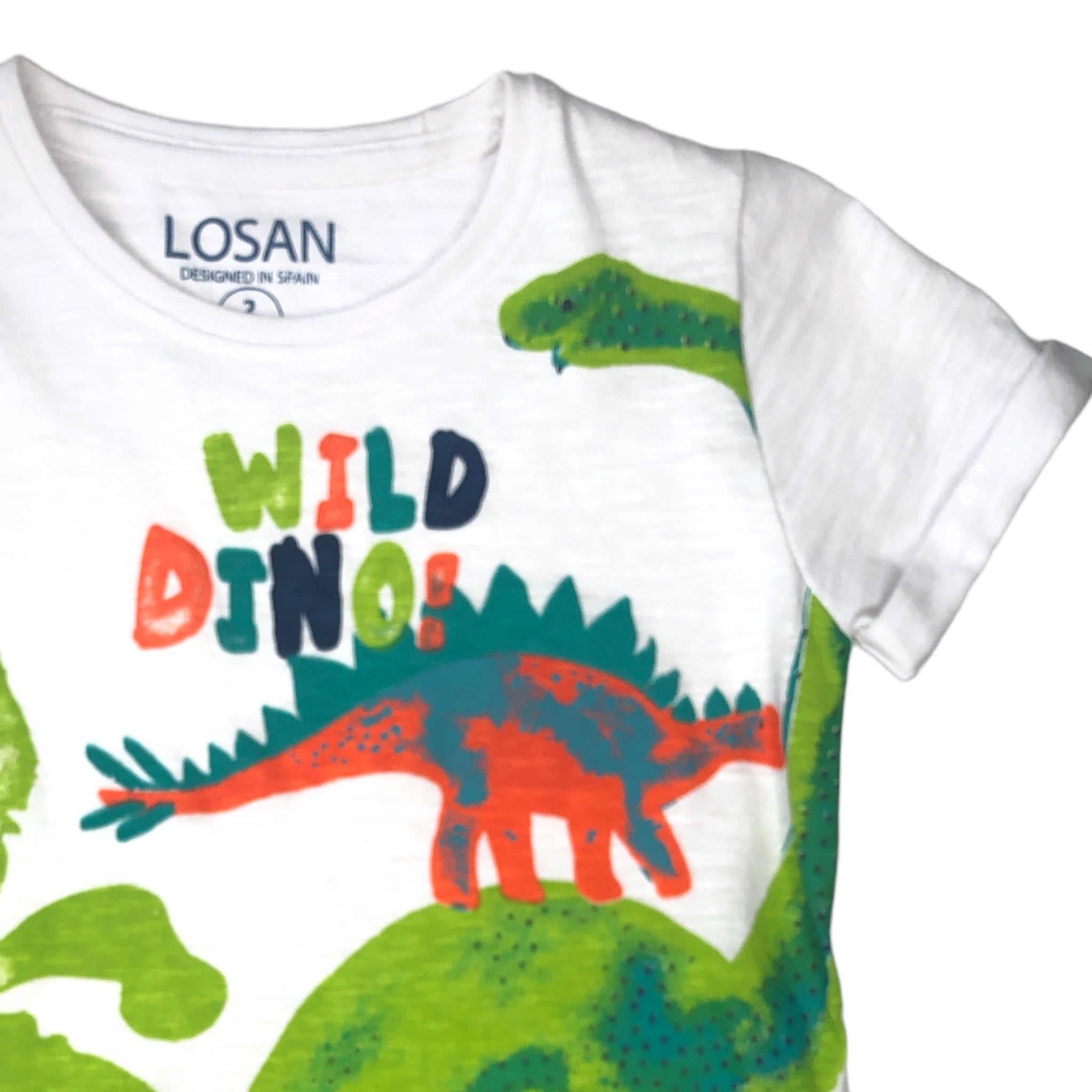 Playera Dinos Manga Corta “Wild Dino!” Niño Losan