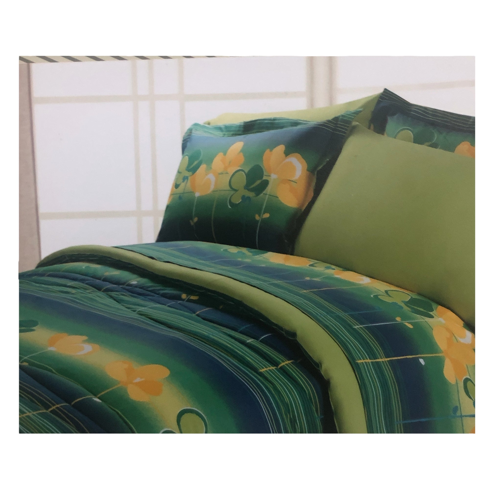 Set De Edredón King Size Dalfiori Antonia Verde
