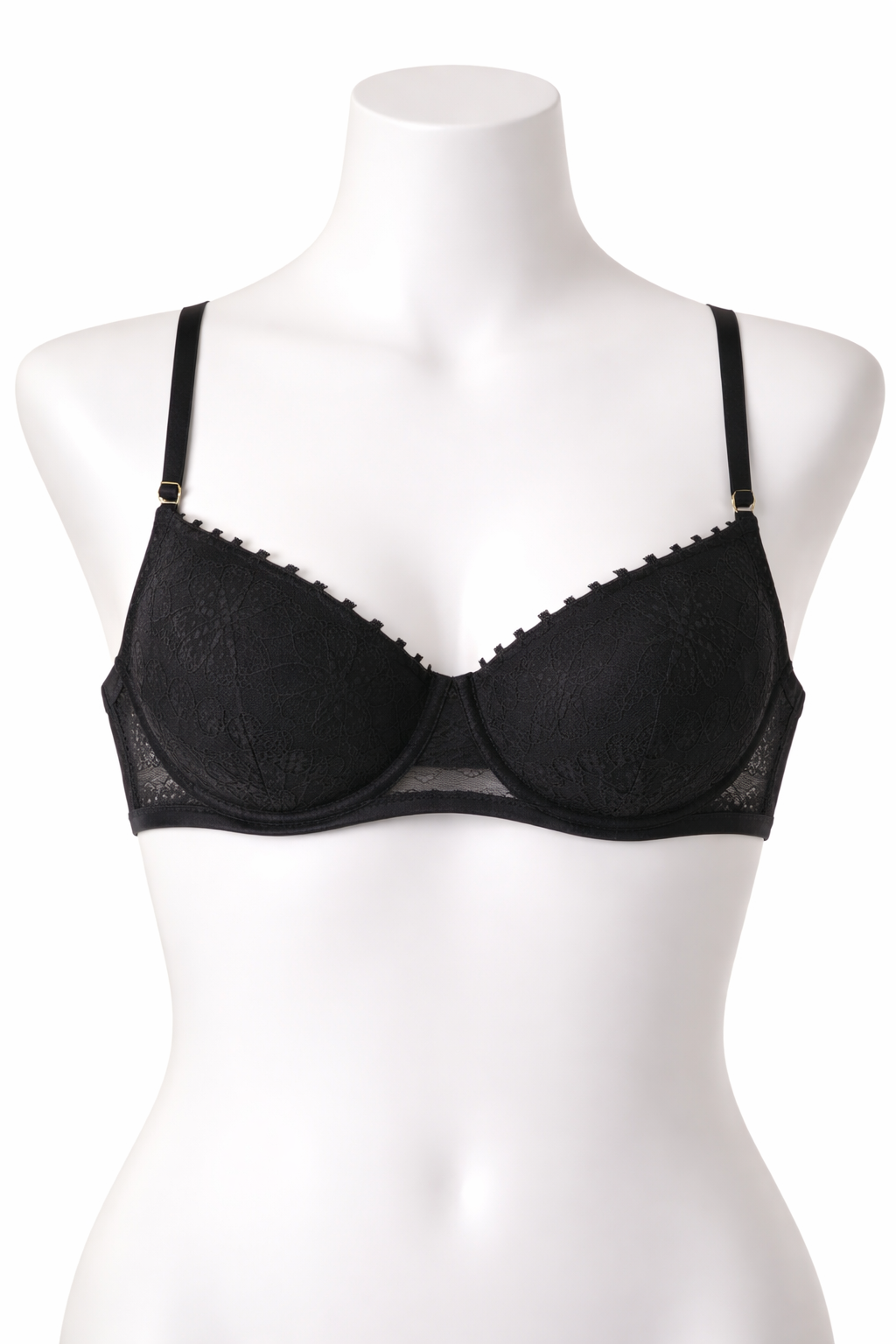 Brasier con encaje negro CARNIVAL.