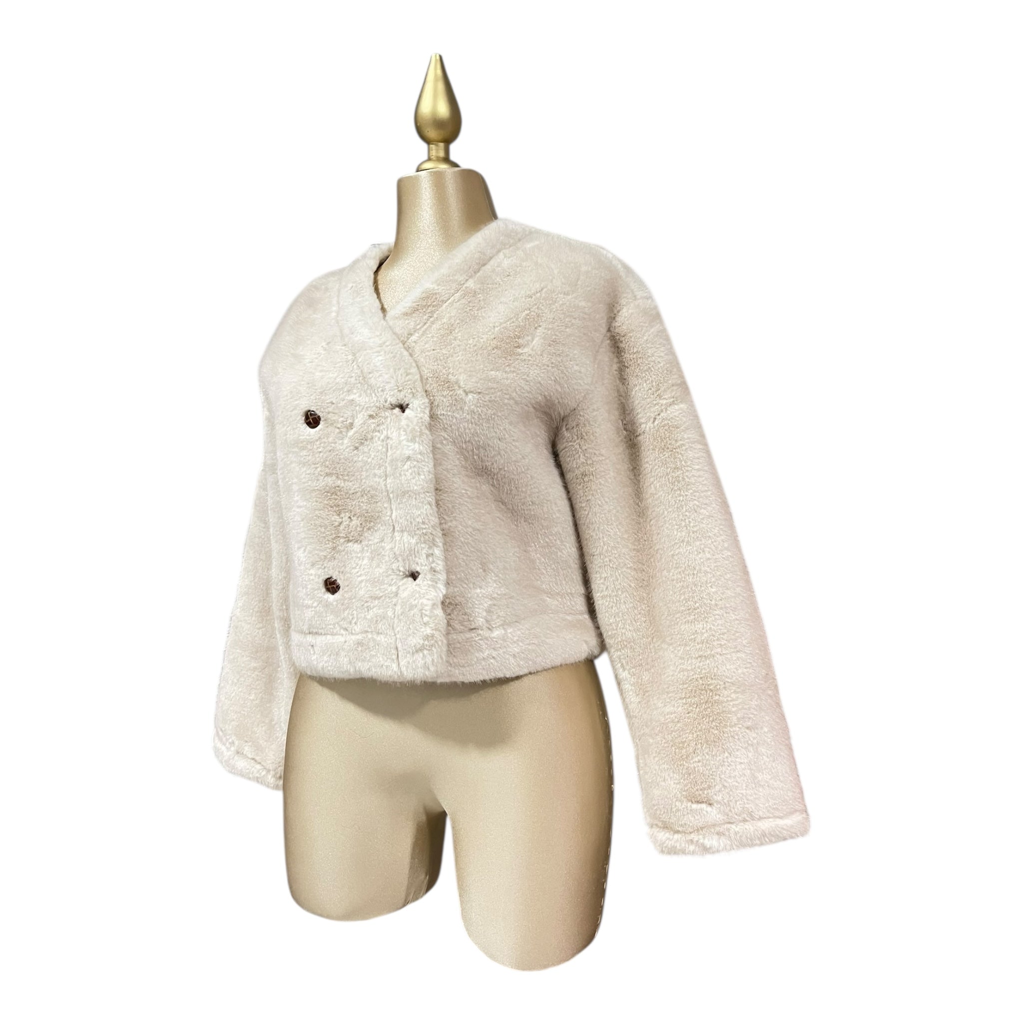 Saco Beige Con Bolsa Para Dama MUSSI