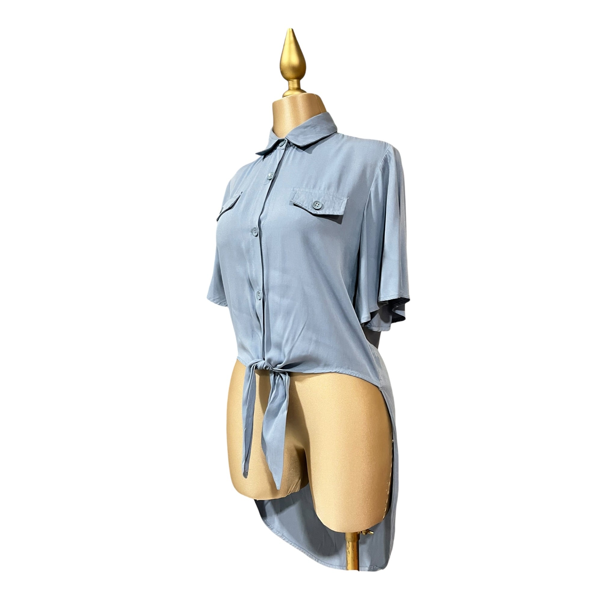 Blusa Azul con cola LC