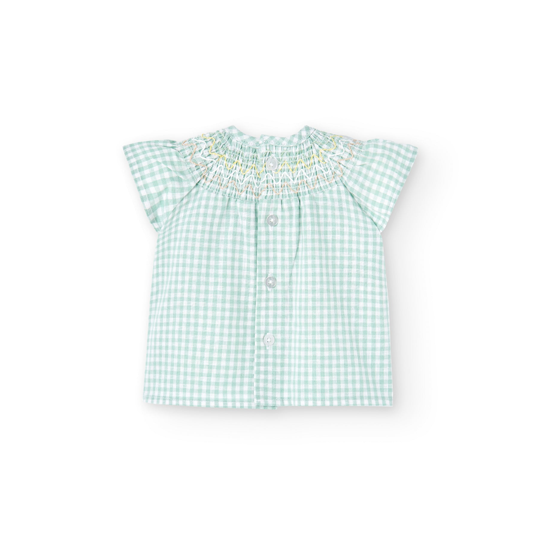 Conjunto Para Bebé Estampado Cuadros Niña BOBOLI