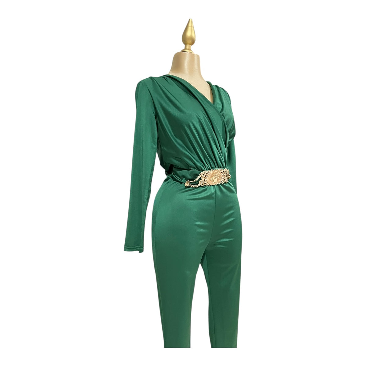 Vestido Largo Palazzo Verde Para Dama THE MOON