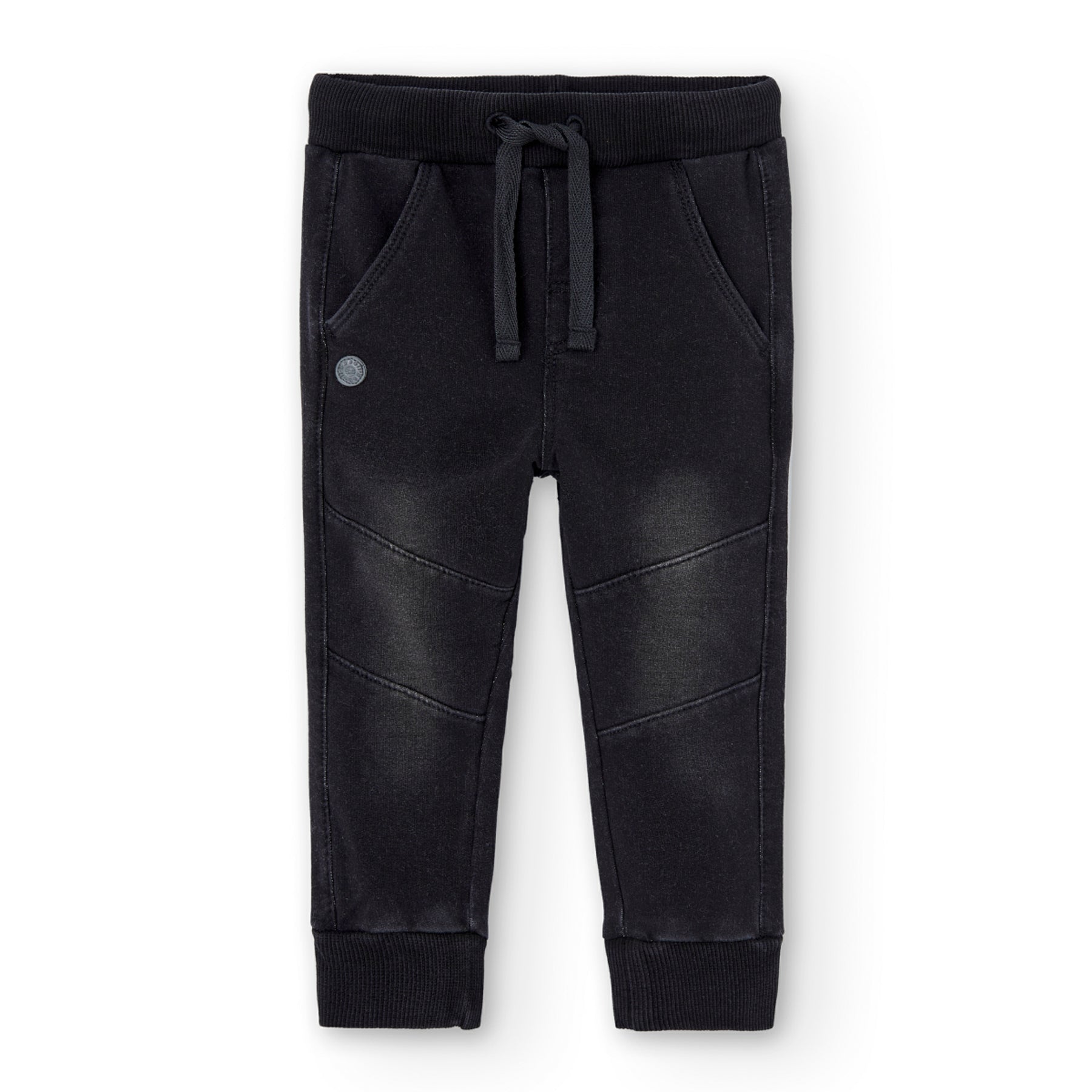 Pantalón De Felpa Denin Negro Para Niño BOBOLI
