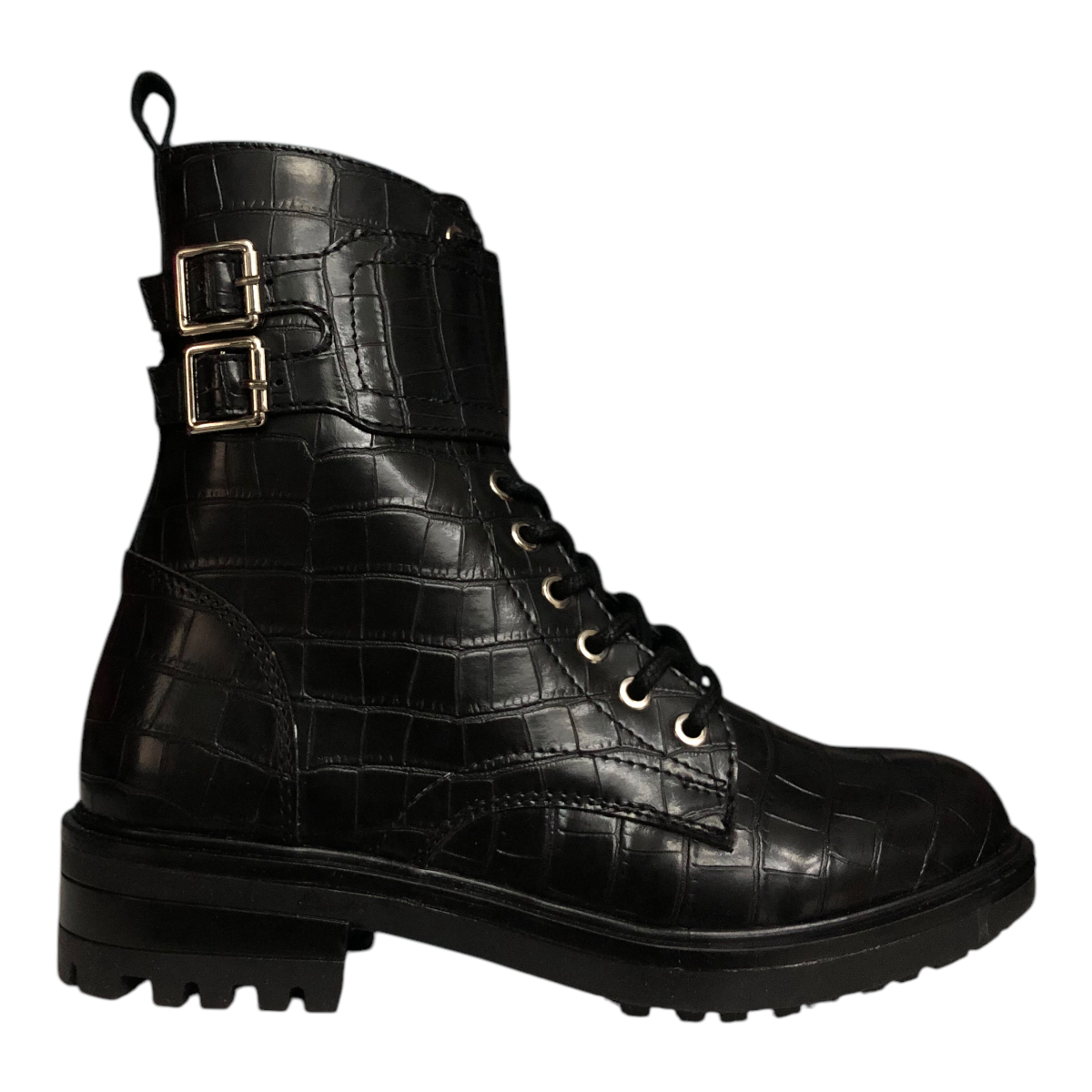 Bota Para Dama Drillo Negro Vialibera