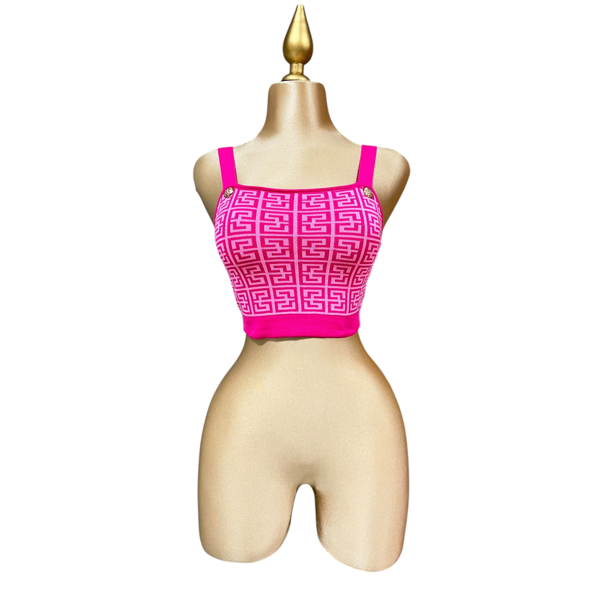 Conjunto falda top ensamble Fucsia LC