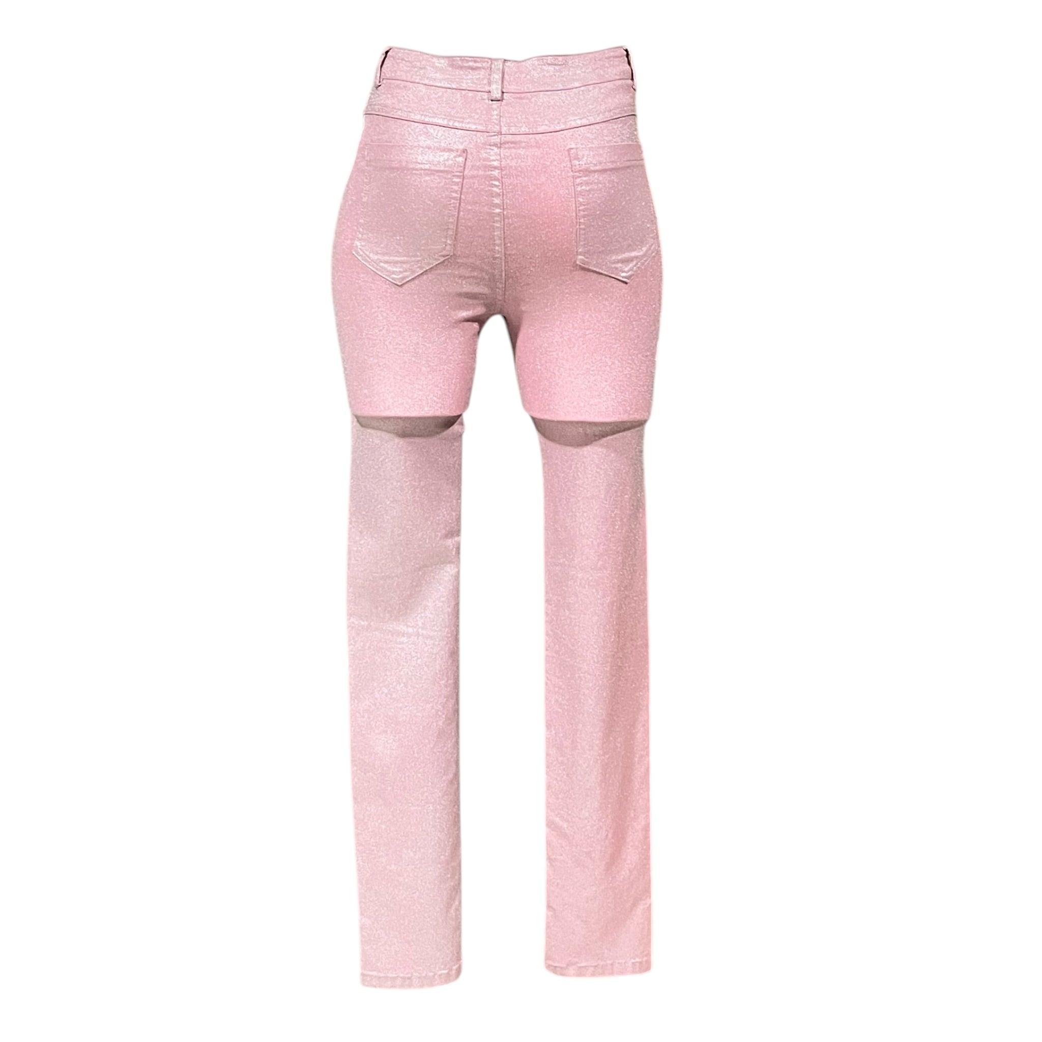 Pantalón Brillo Dusty Blush Rosa LC
