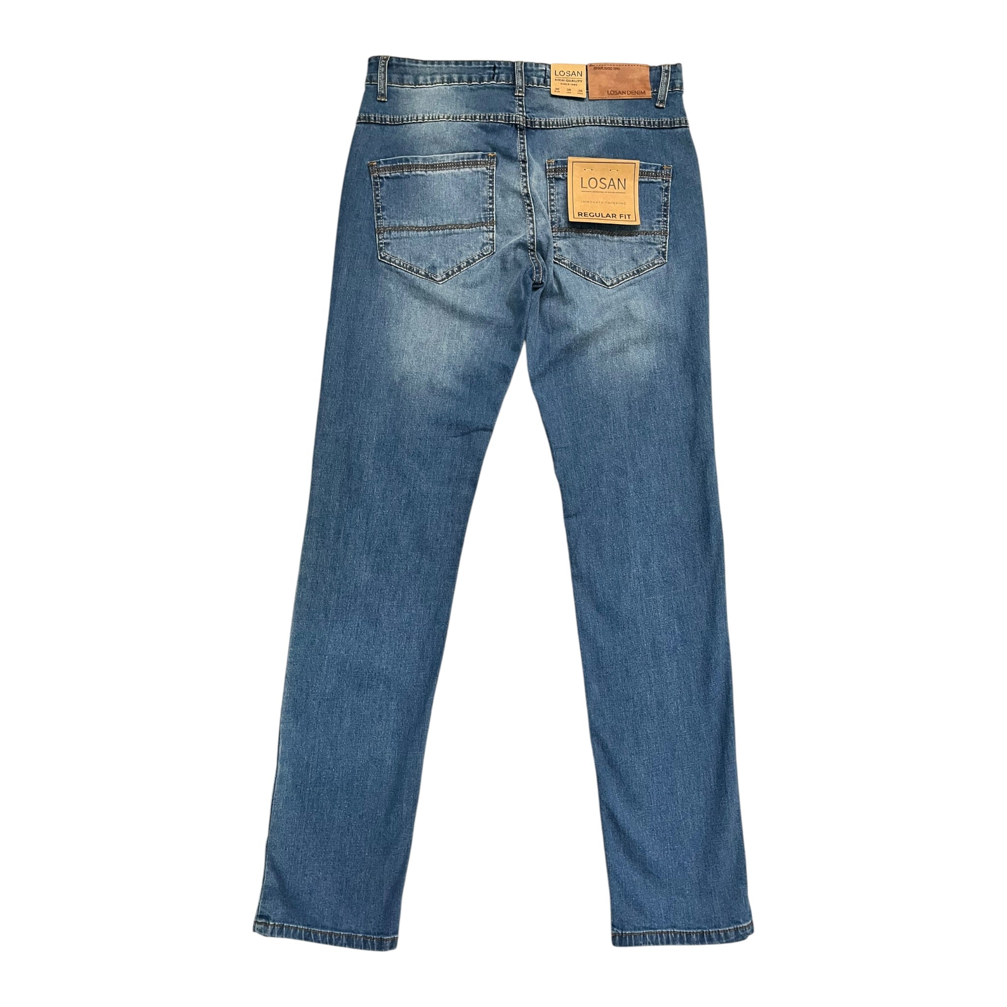 Pantalón Denim Regular Fit Para Caballero LSN