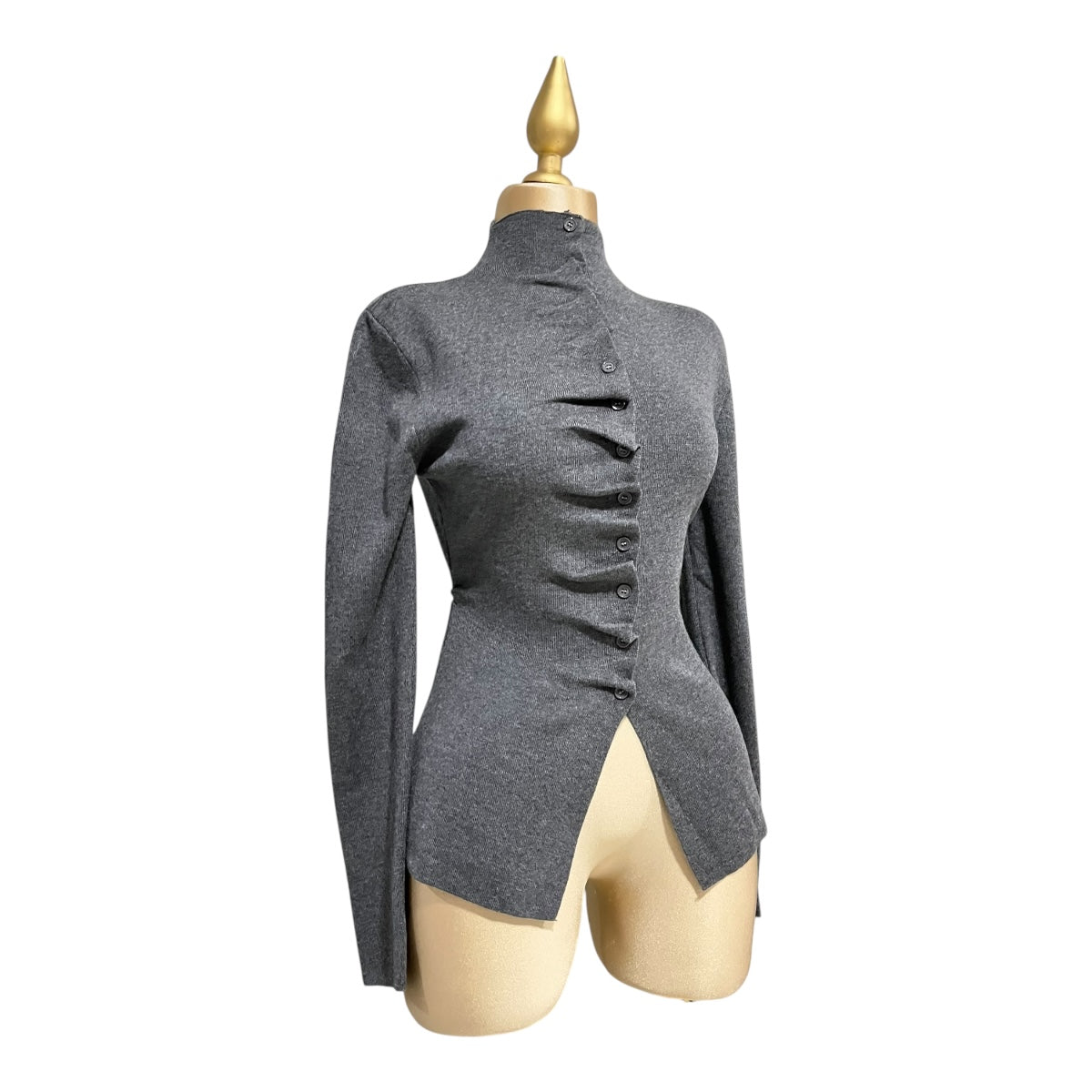 Conjunto De Suéter y Falda Color Gris MUSSI