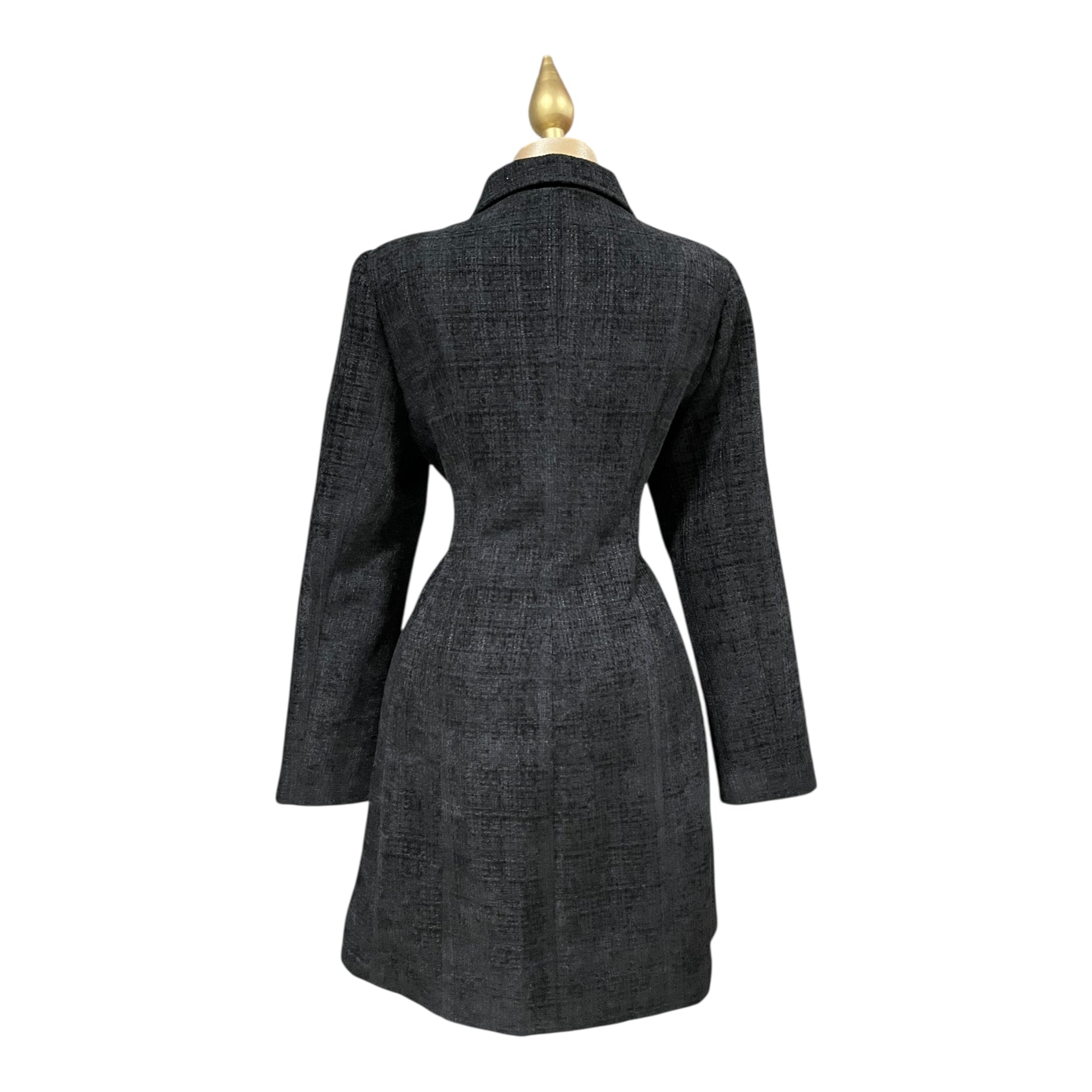 Abrigo Para Dama Color Negro MUSSI