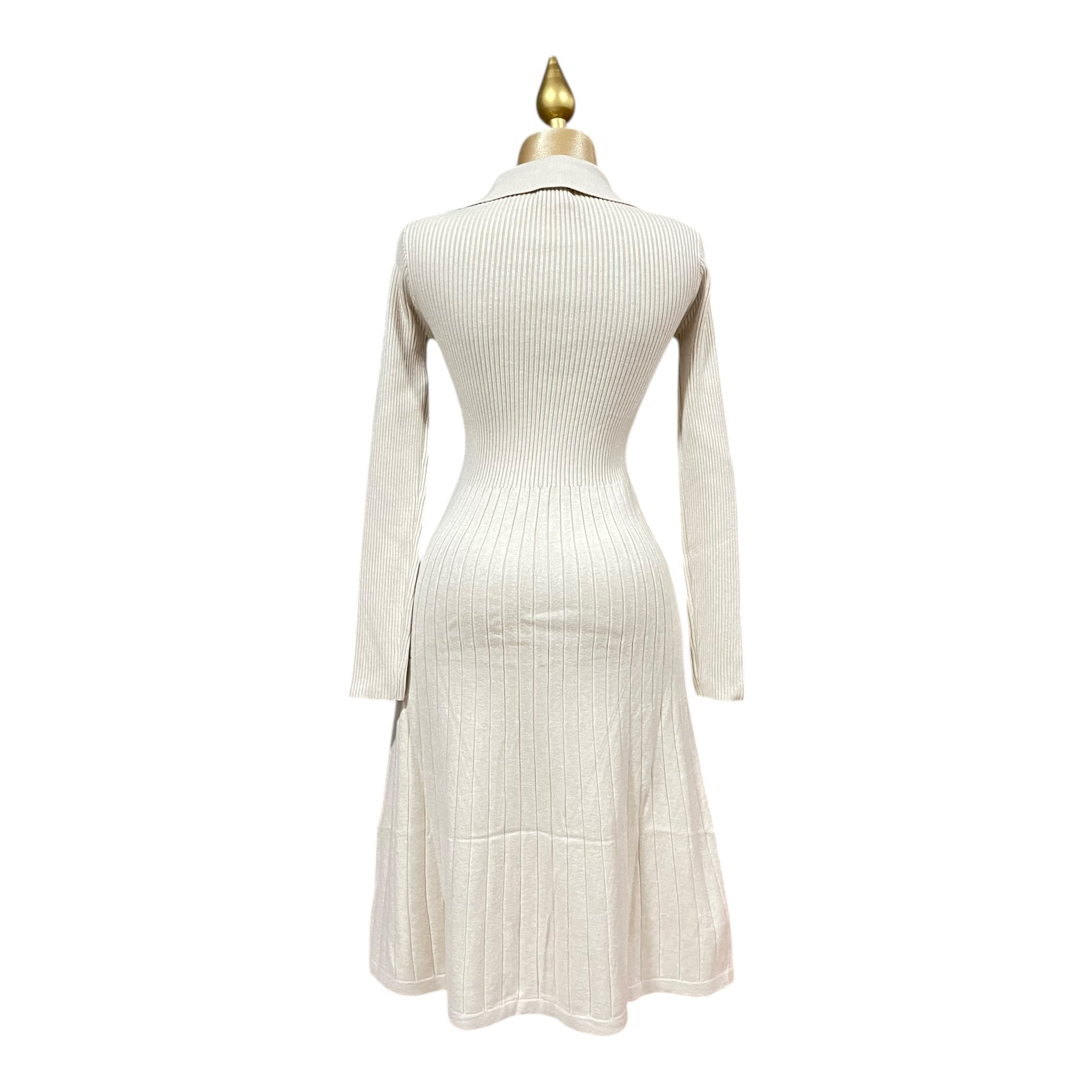 Vestido Tejido Beige Para Dama MUSSI