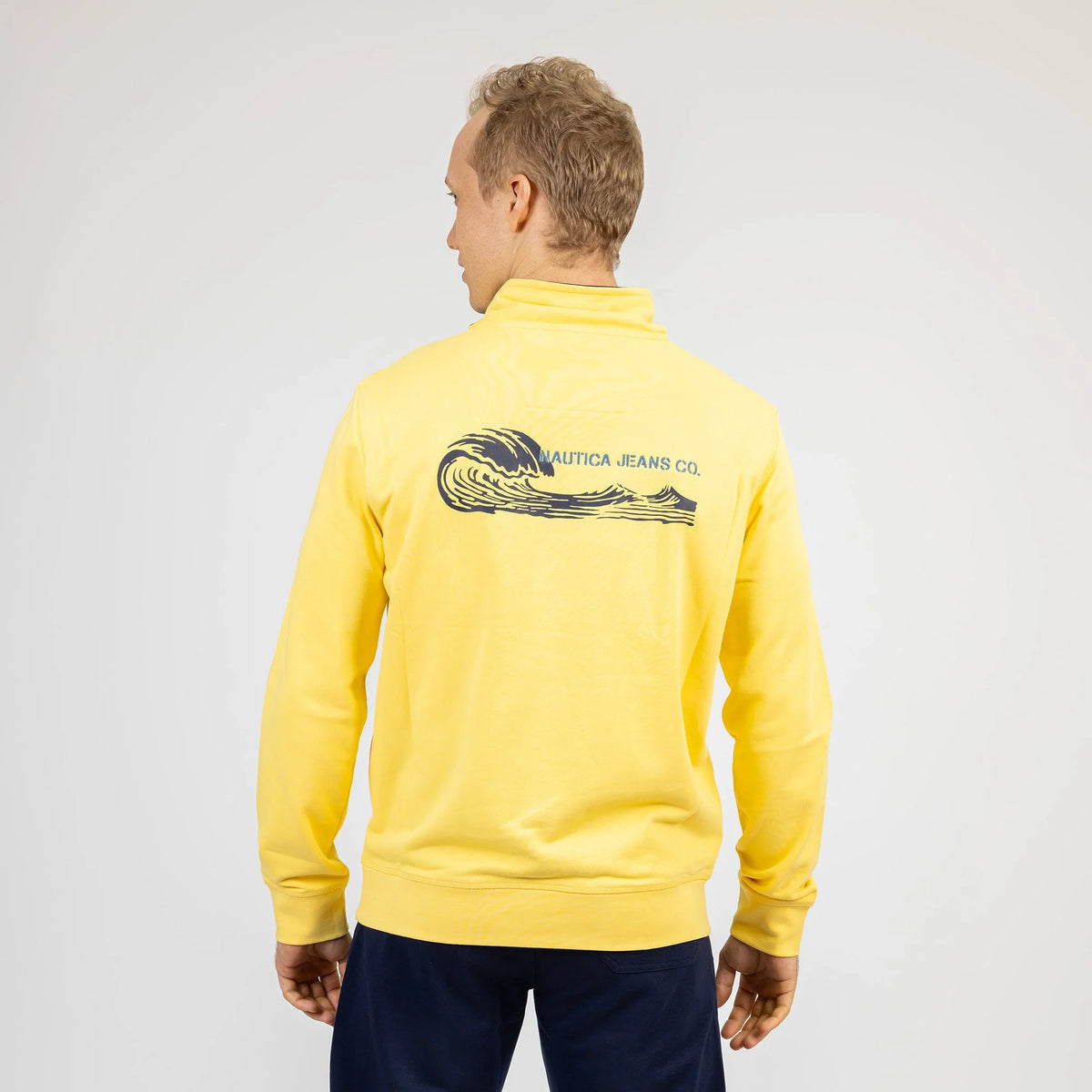 Sudadera Amarilla De Hombre Nautica Jeans
