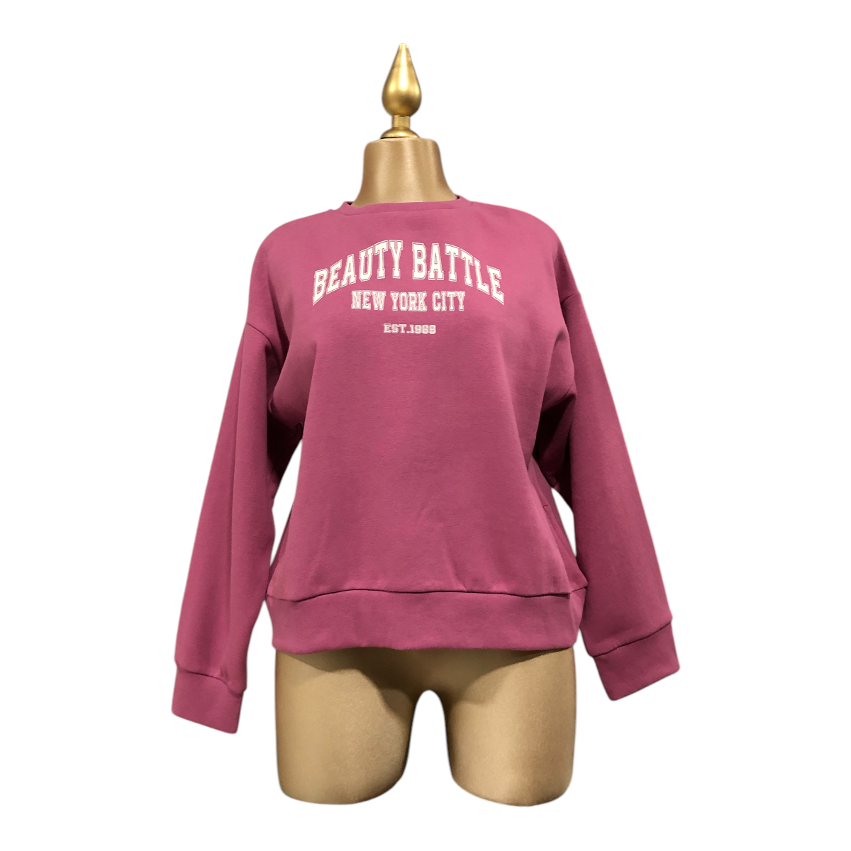 Sudadera Rosa “BEAUTY BATTLE” Para Dama LSN