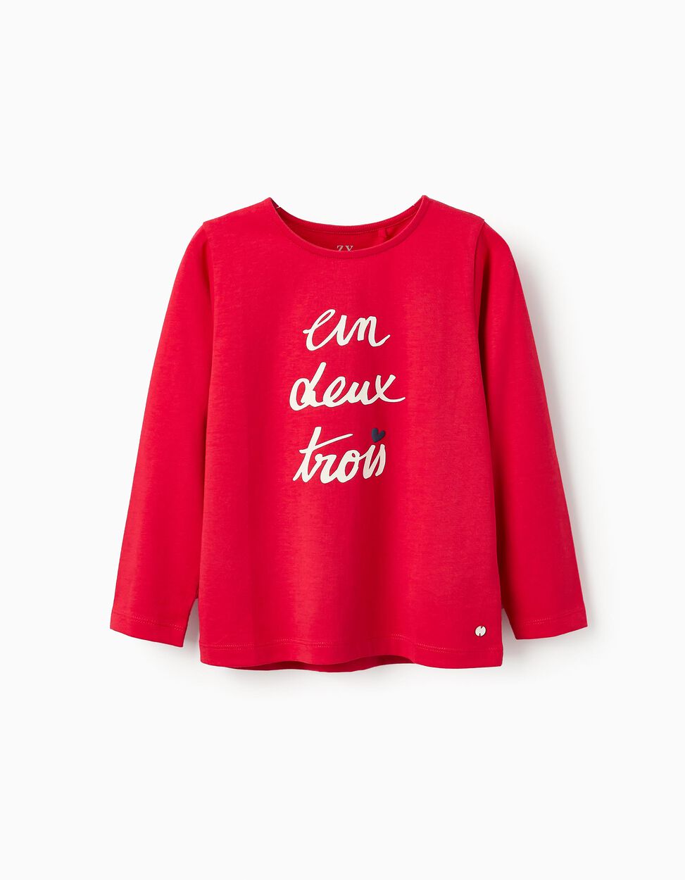 Playera De Manga Larga Para Niña "1 2 3" ZIPPY