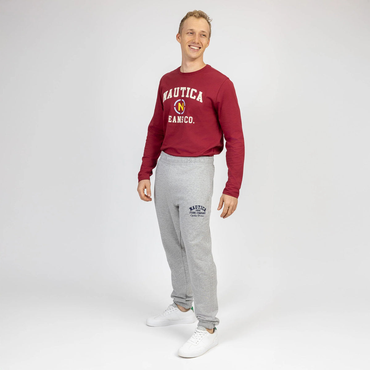 Pantalón Jogging De Hombre Gris Nautica Jeans
