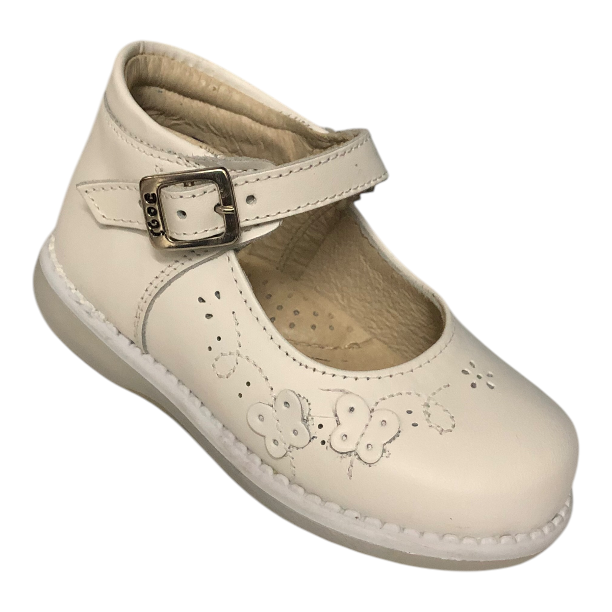 Zapato Napa Blanco Para Niña Dogi