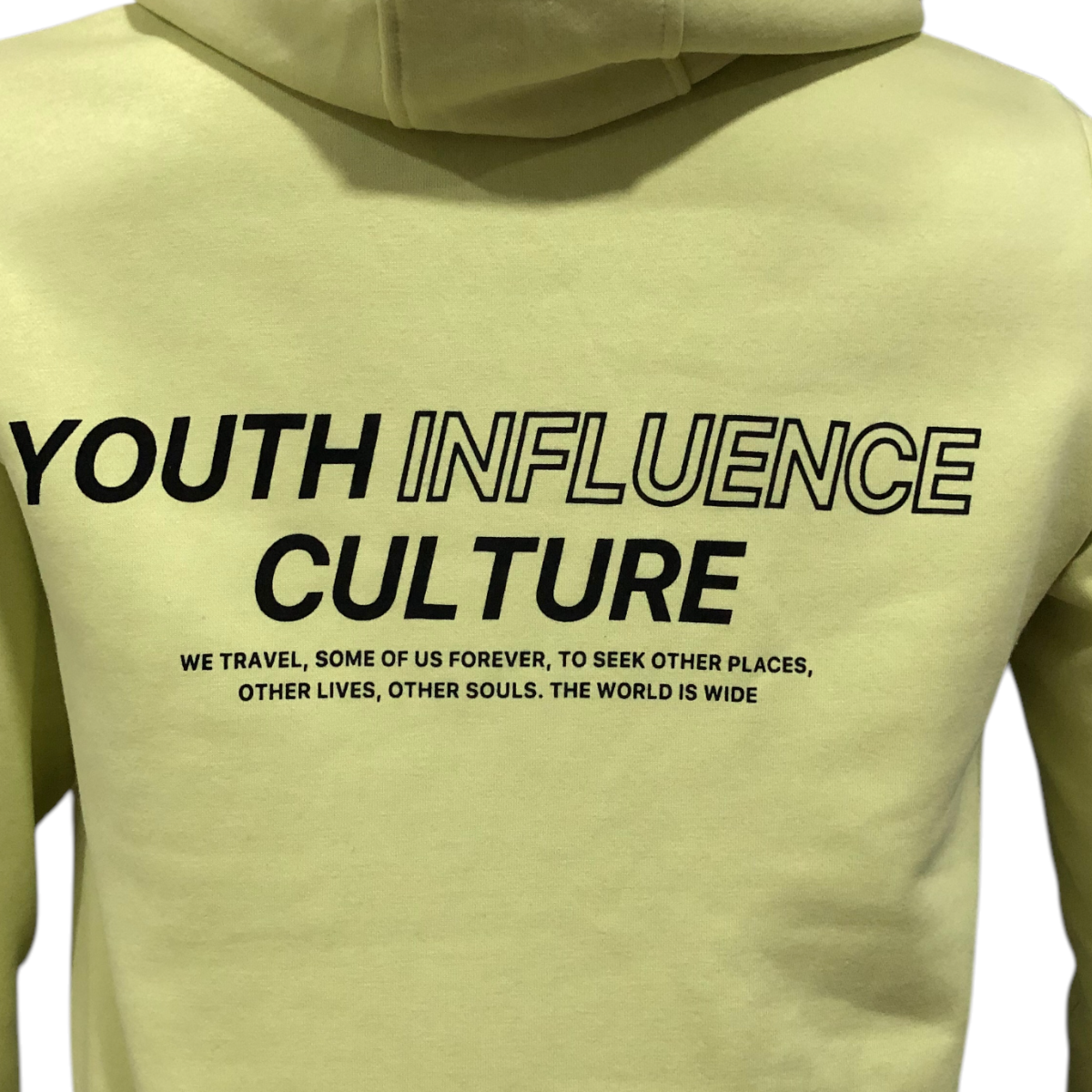 Sudadera Pistacho “Youth Influence Culture” Para Caballero LSN