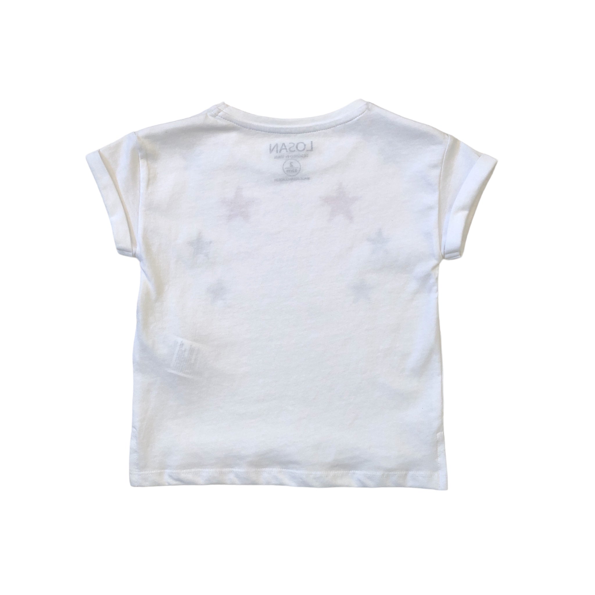 Conjunto Estrella De Playera Manga Corta Y Short Niña Losan
