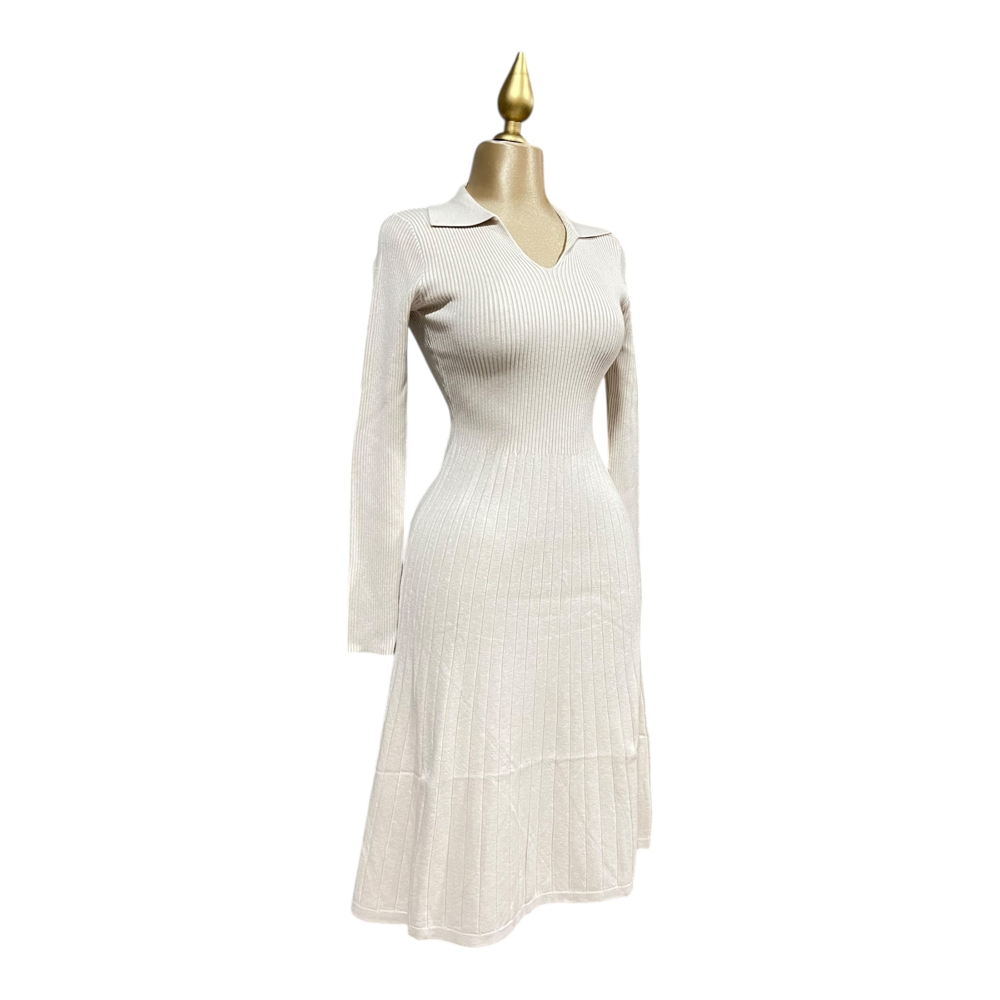 Vestido Tejido Beige Para Dama MUSSI