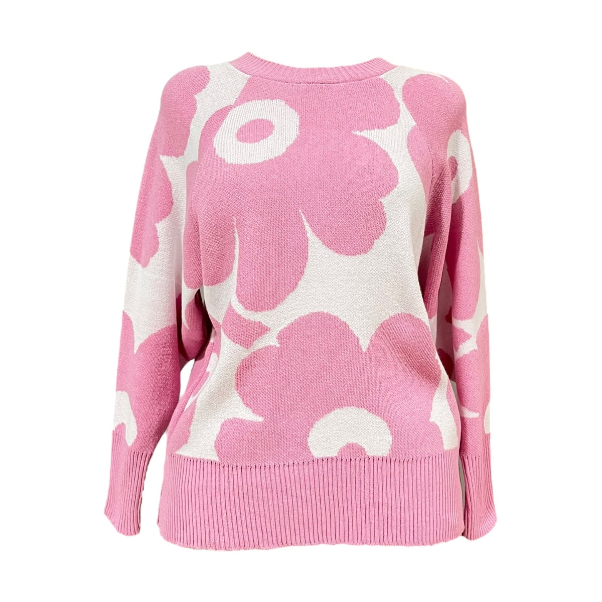 Suéter flores rosas OM