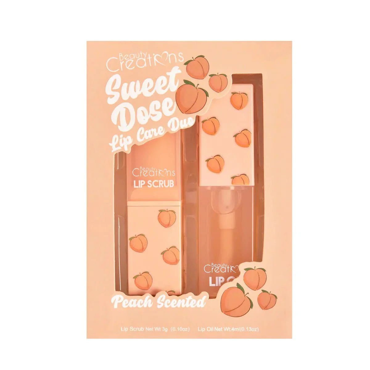Set Dúo Exfoliante Y Aceite Humectante Para Labios BEAUTY CREATIONS