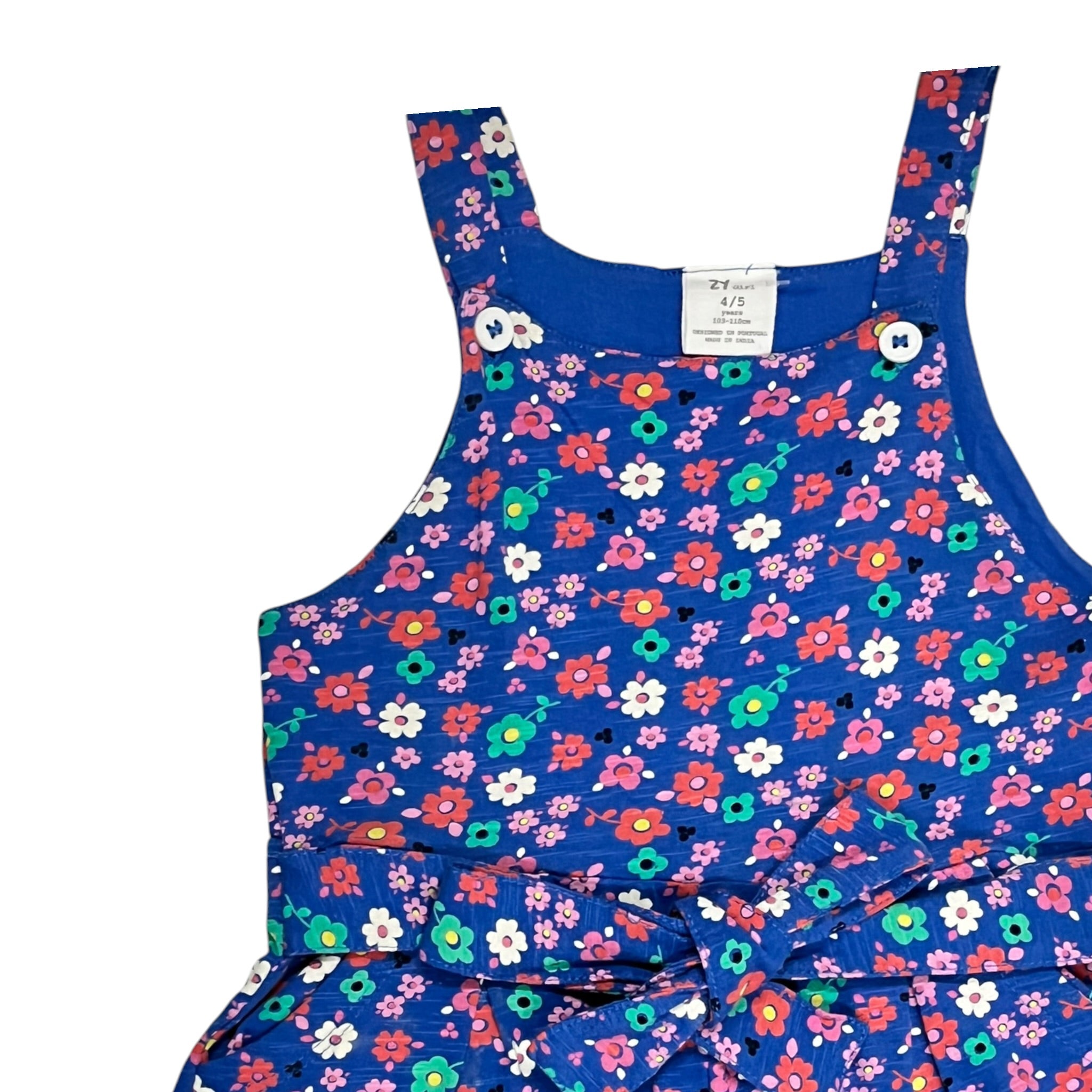 Overol Con Estampado De Flores Para Niña ZIPPY