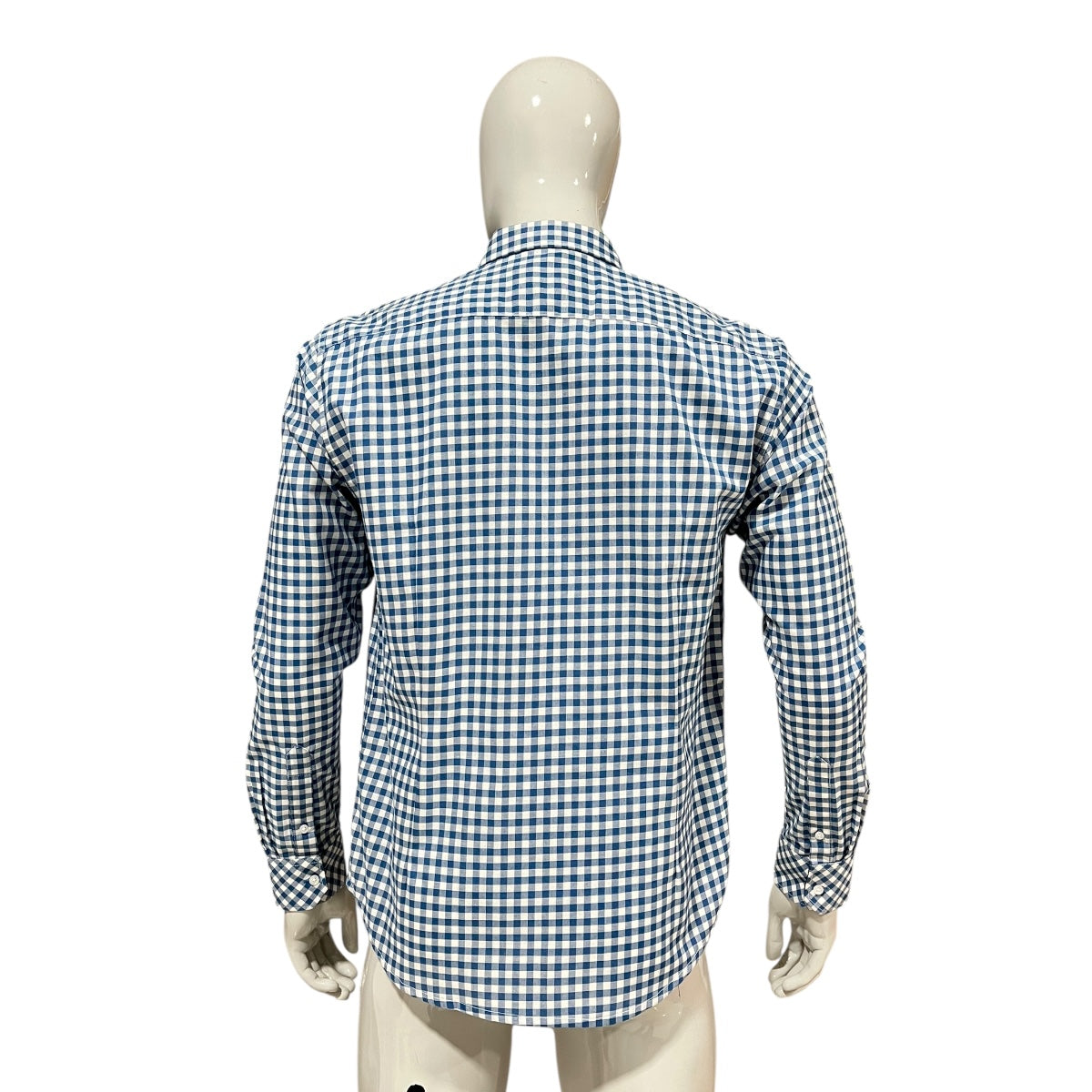 Camisa Azul Rey/Blanco Cuadros Para Caballero ZAREVICH COLLECTION