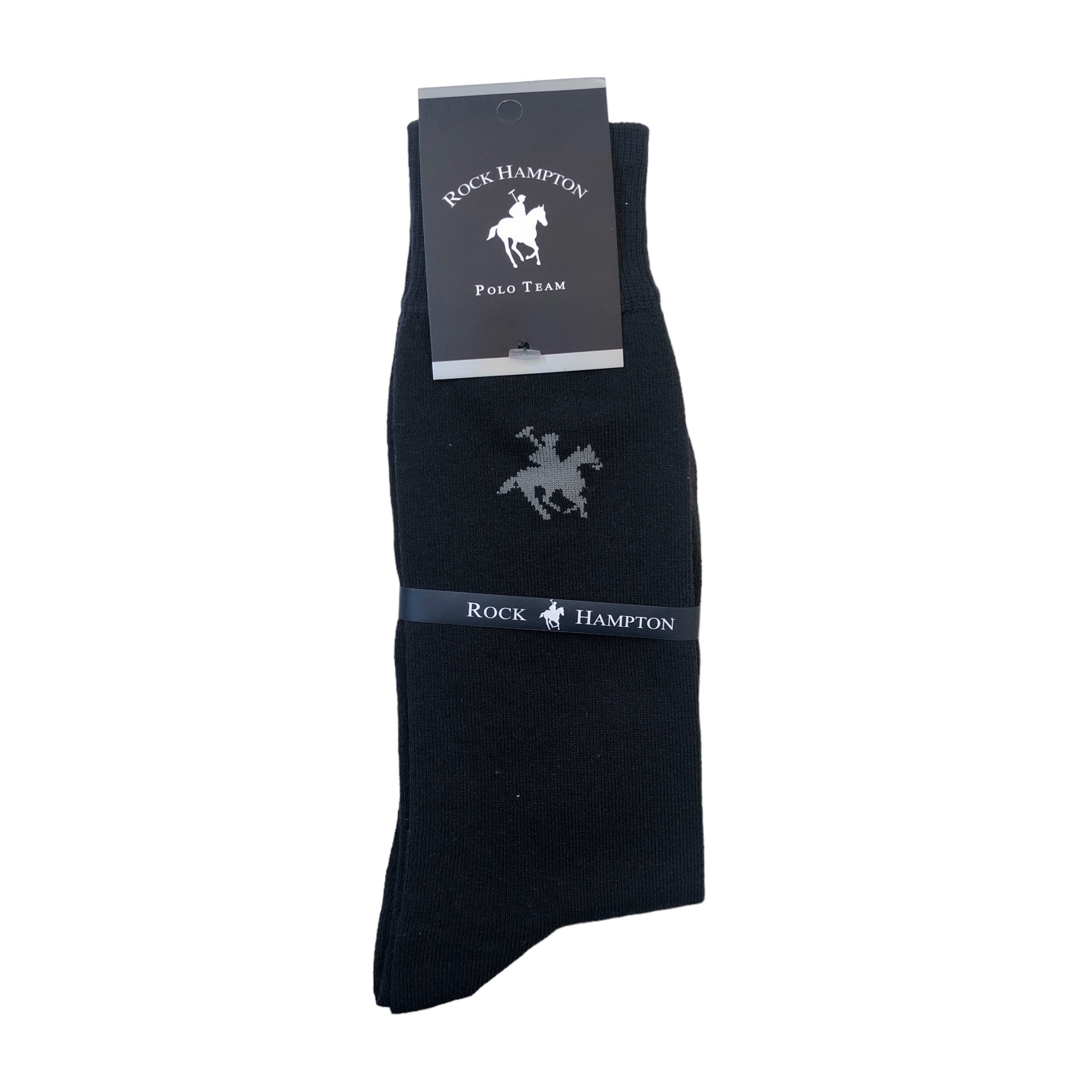 Calcetines Color Liso Marino Rock Hampton Polo Team