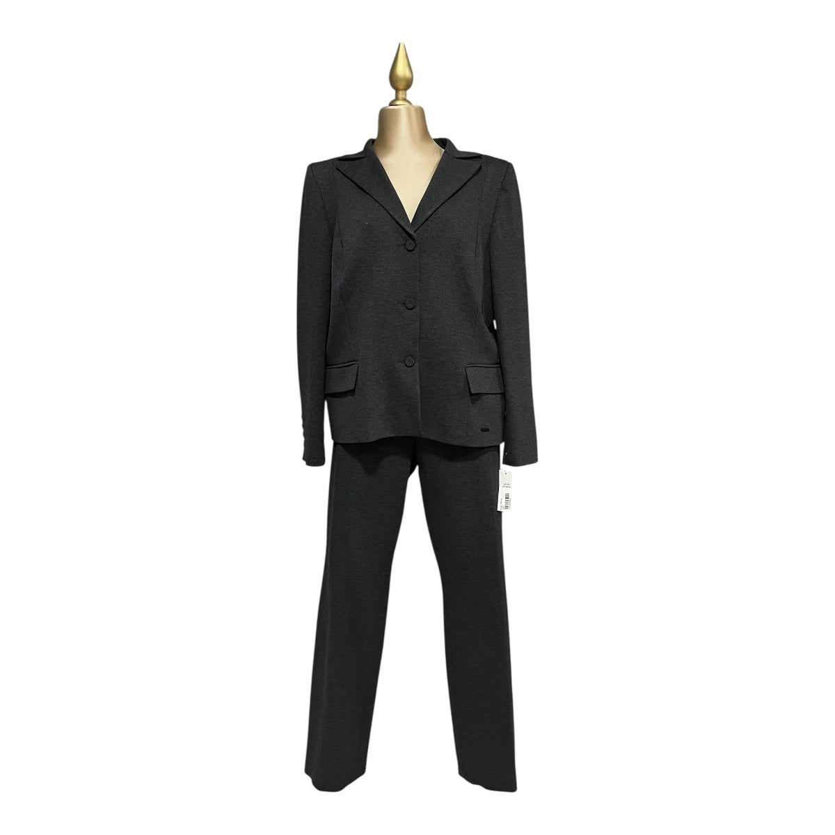 Conjunto Gris Oxford Saco Y Pantalón Básico MUSSI
