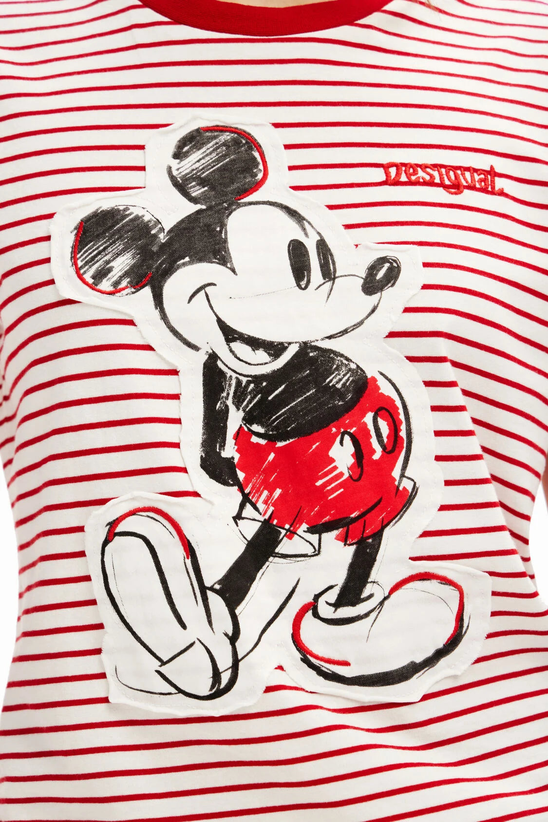 Playera rayas Mickey Mouse DESIGUAL