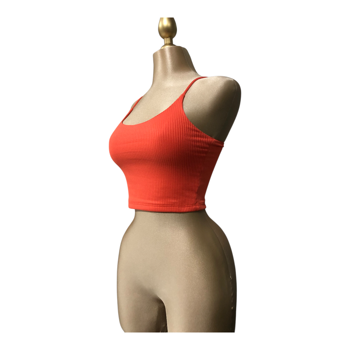Playera Top Tirantes Color Naranja  Para Dama ERIVEL