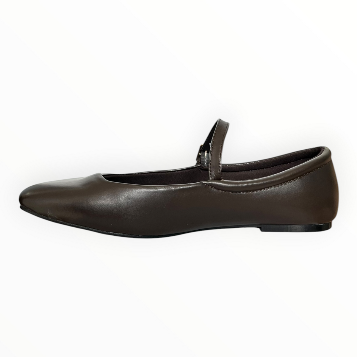 Zapato Para Dama Tipo Mary Jane Café Chocolate Senties