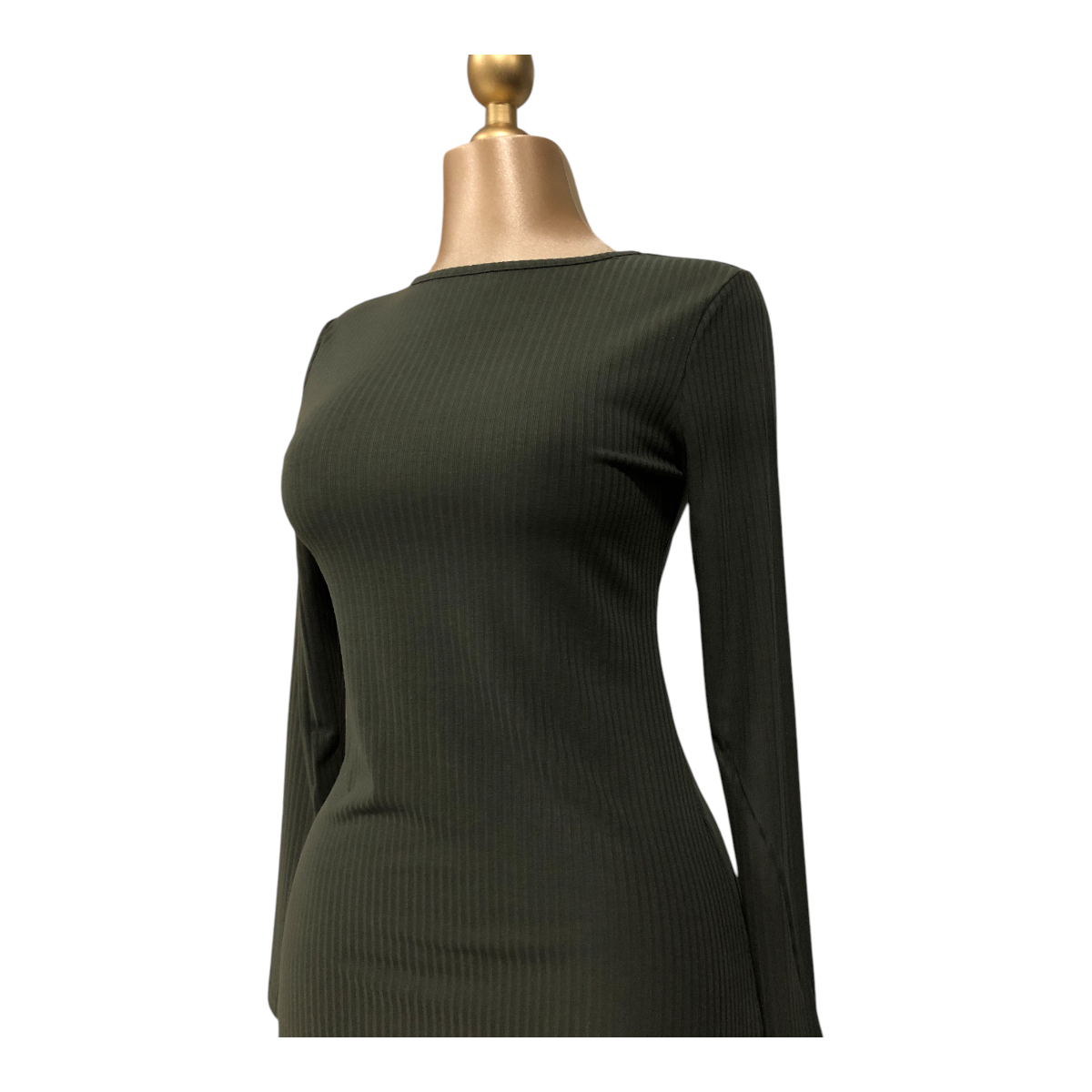 Vestido Largo Color Verde Para Dama LSN