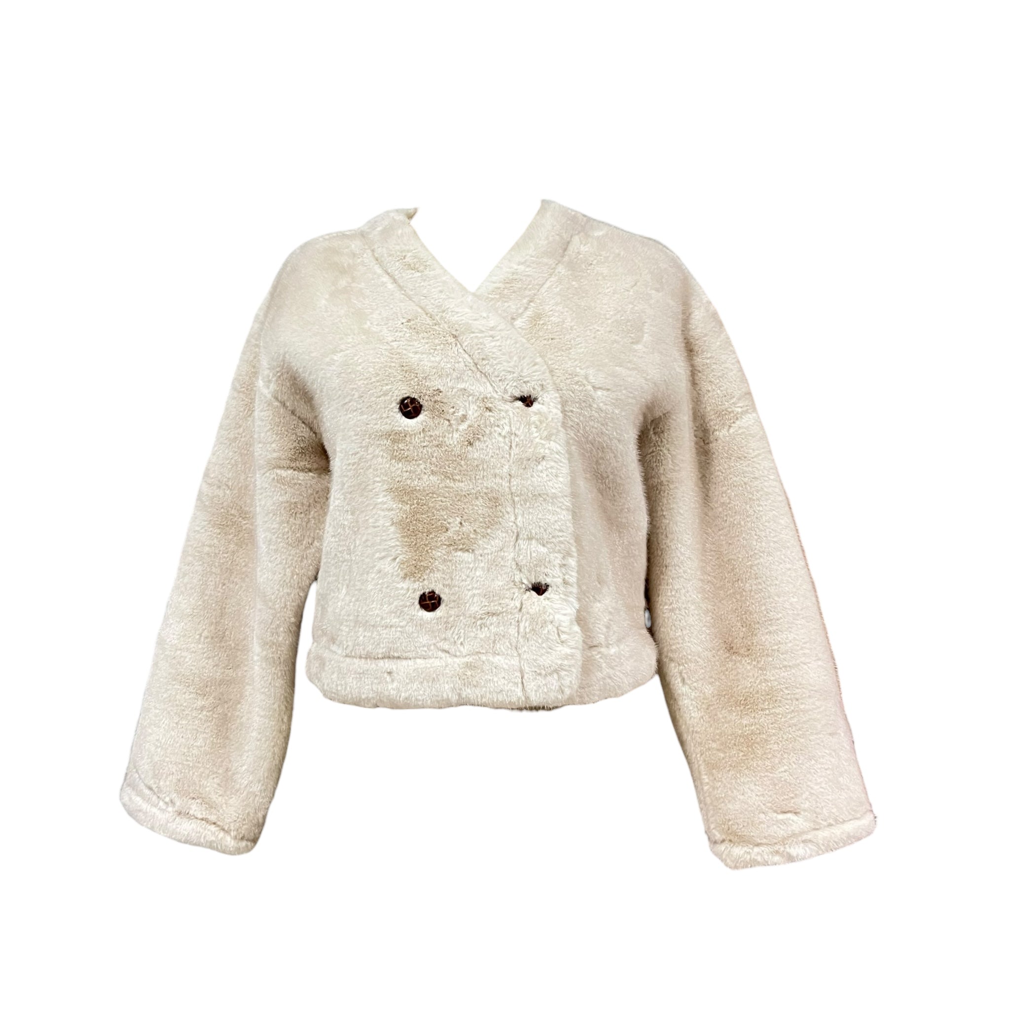 Saco Beige Con Bolsa Para Dama MUSSI