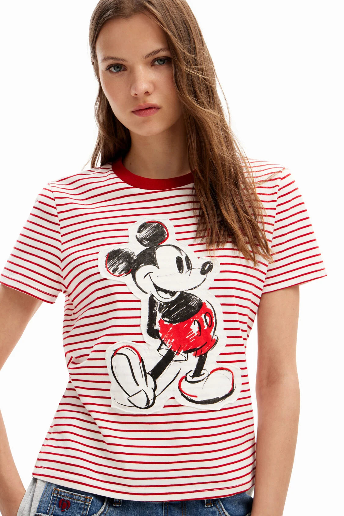 Playera rayas Mickey Mouse DESIGUAL