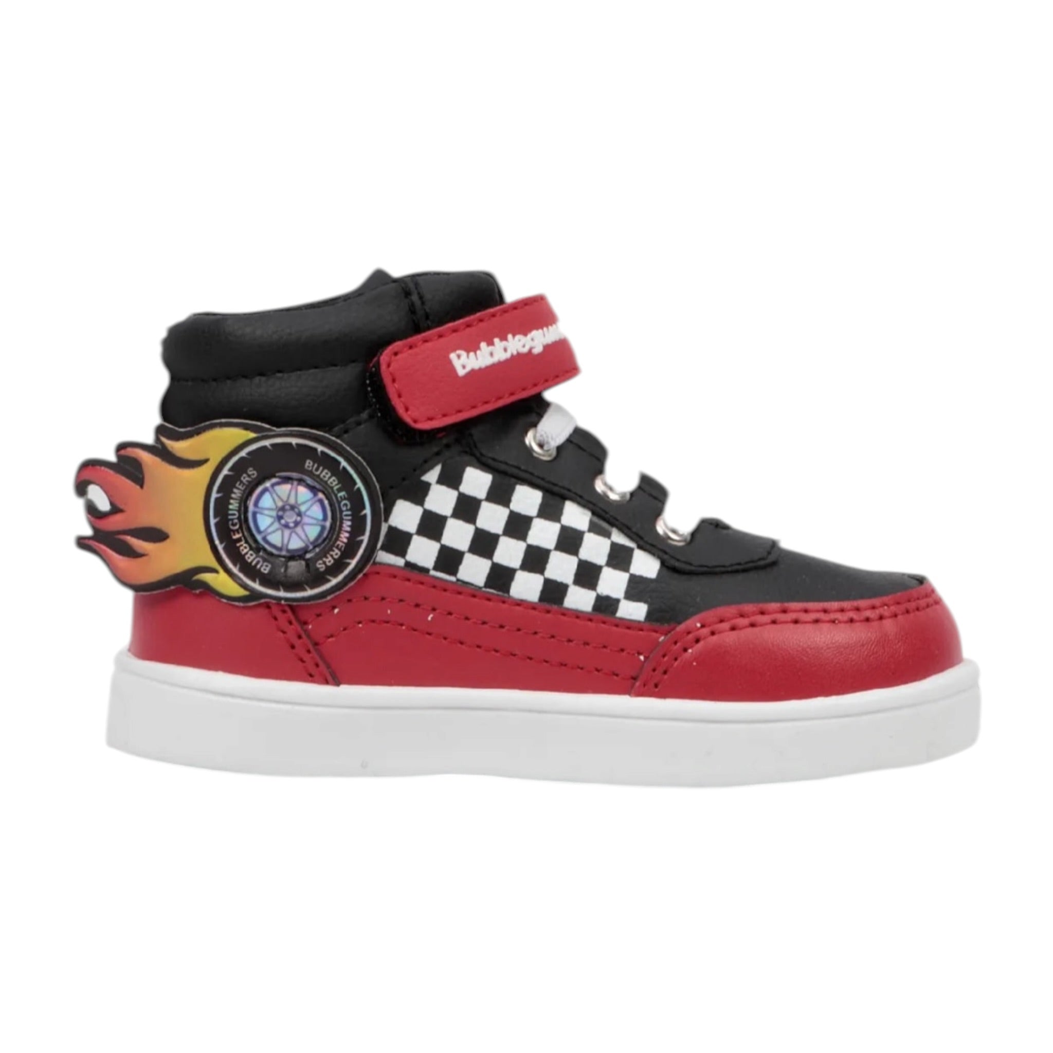 Tenis Carreras Audi  rojo negro Bubble Gummers