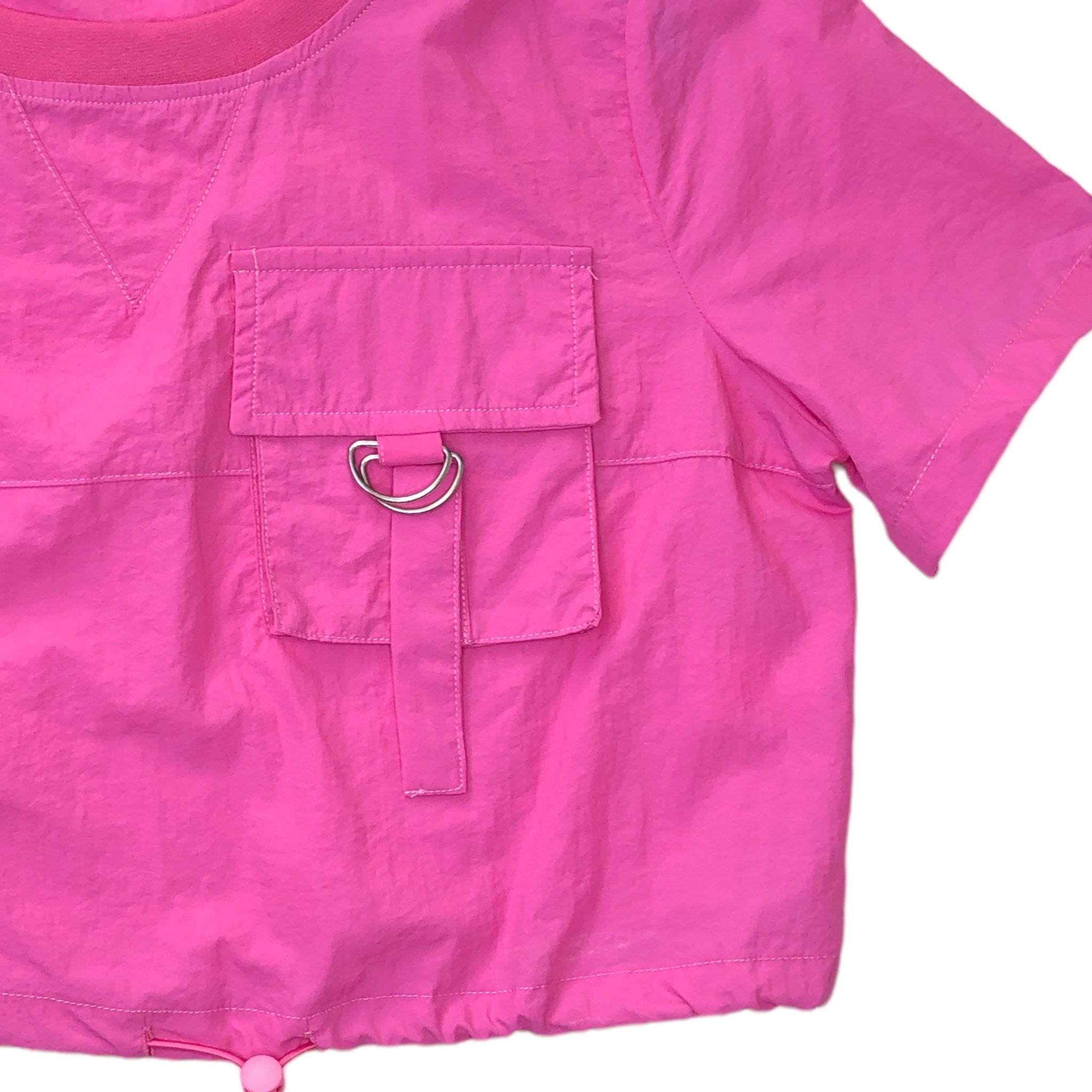 Playera Pink Bajo Con Cordón LC